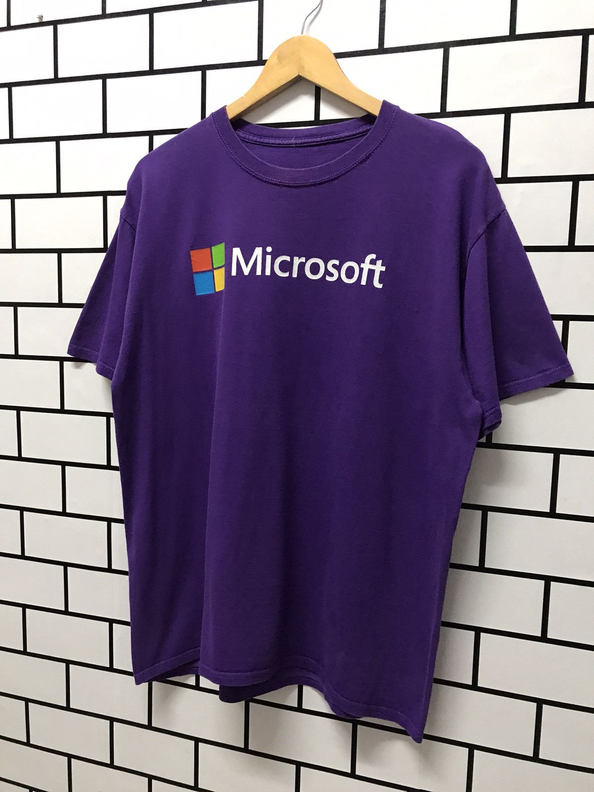 Microsoft × Vintage Vintage Microsoft Tech Promo tshirt Size US L / EU 52-54 / 3 - 3 Thumbnail