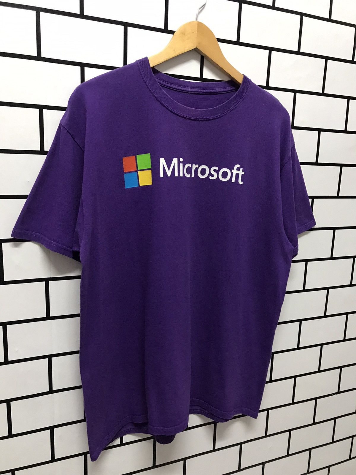 Microsoft × Vintage Vintage Microsoft Tech Promo tshirt Size US L / EU 52-54 / 3 - 4 Thumbnail