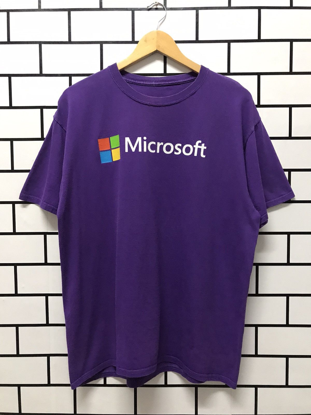 Microsoft × Vintage Vintage Microsoft Tech Promo tshirt Size US L / EU 52-54 / 3 - 1 Thumbnail