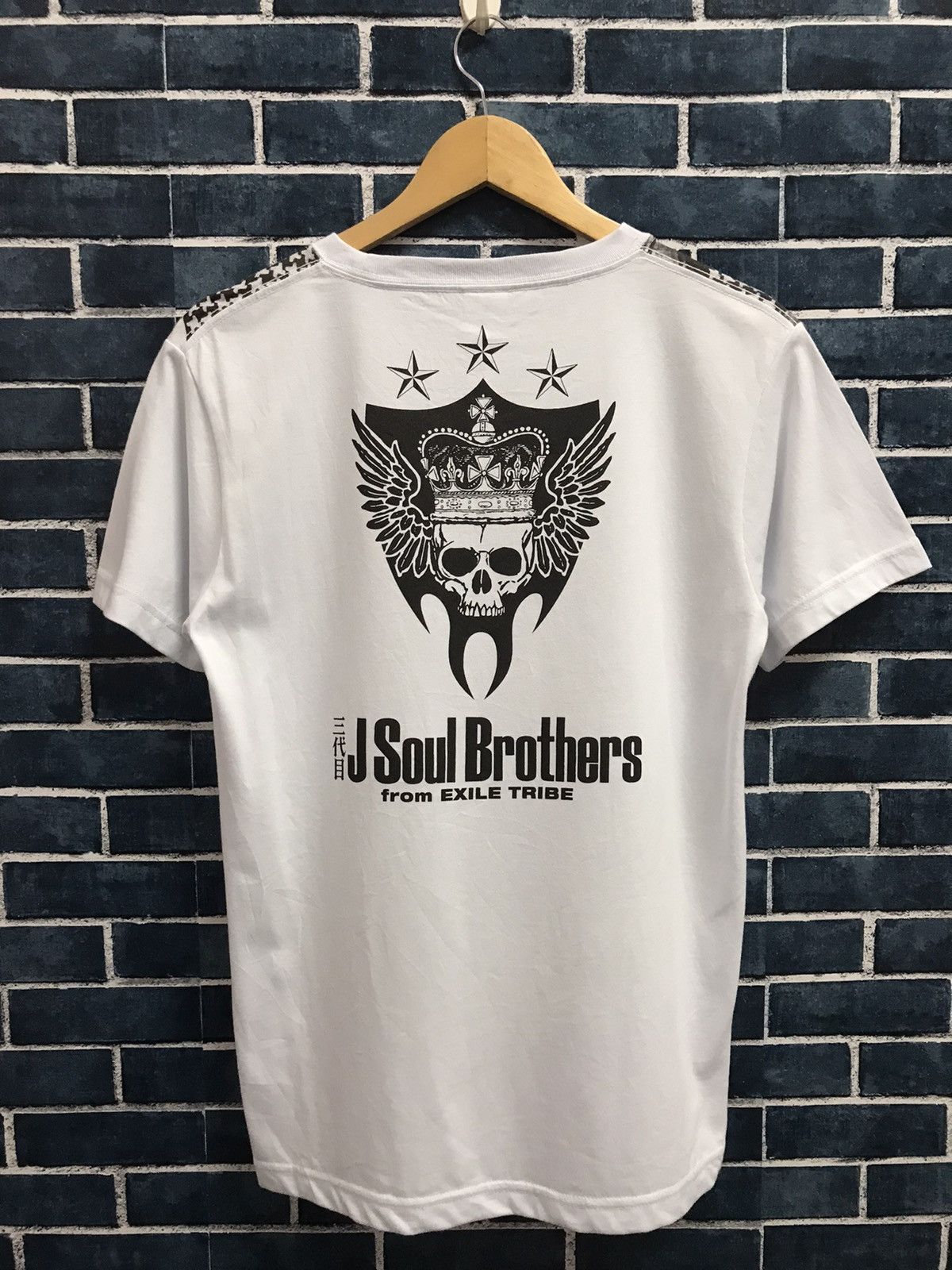 Band Tees × Japanese Brand J Soul Brothers From Exile tribe scarf printed tshirt Size US S / EU 44-46 / 1 - 2 Thumbnail