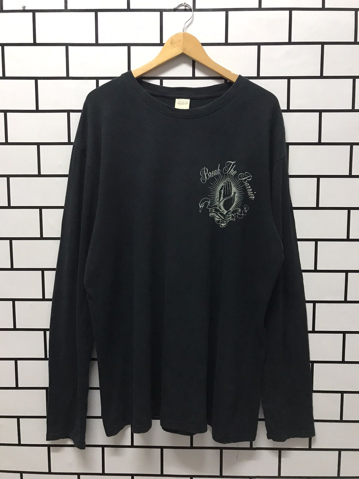 Japanese Brand × Vintage Generate Japan Virgin Marie Embroidered Long sleeve tshirt Size US XL / EU 56 / 4 - 2 Thumbnail