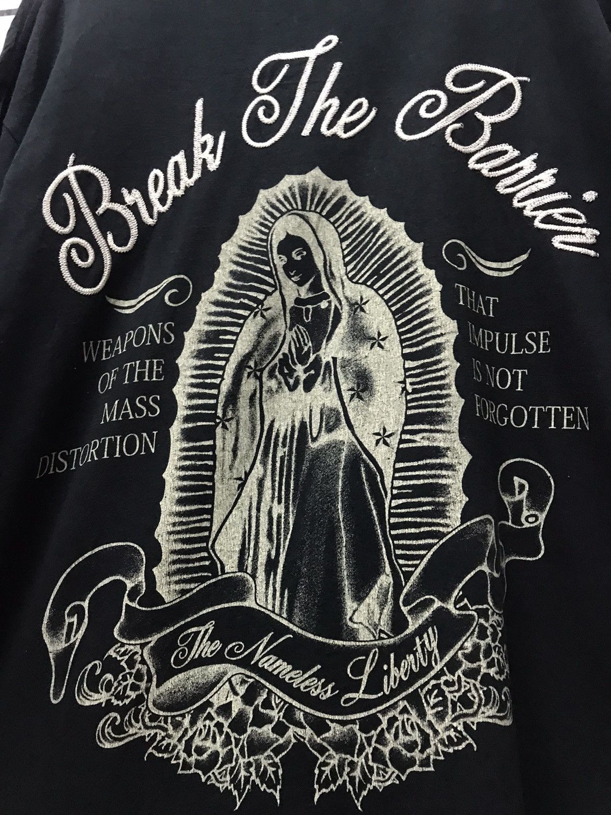 Japanese Brand × Vintage Generate Japan Virgin Marie Embroidered Long sleeve tshirt Size US XL / EU 56 / 4 - 4 Thumbnail