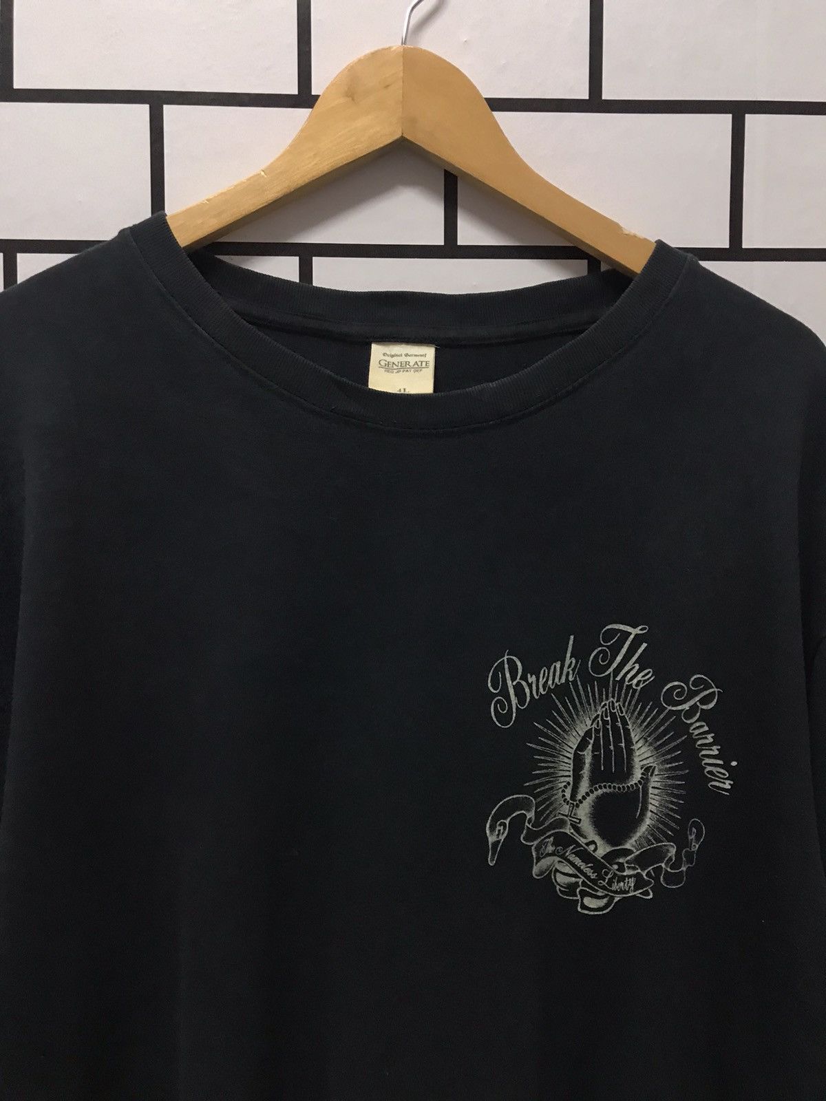 Japanese Brand × Vintage Generate Japan Virgin Marie Embroidered Long sleeve tshirt Size US XL / EU 56 / 4 - 7 Thumbnail