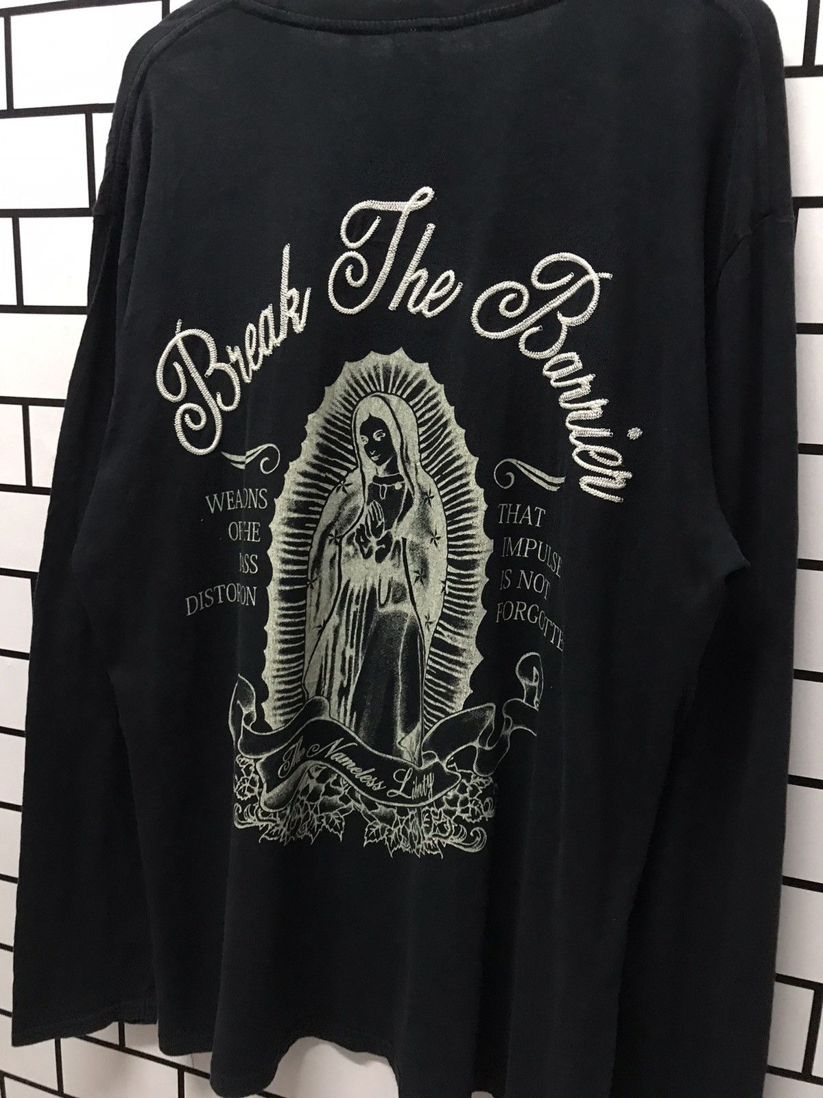 Japanese Brand × Vintage Generate Japan Virgin Marie Embroidered Long sleeve tshirt Size US XL / EU 56 / 4 - 3 Thumbnail