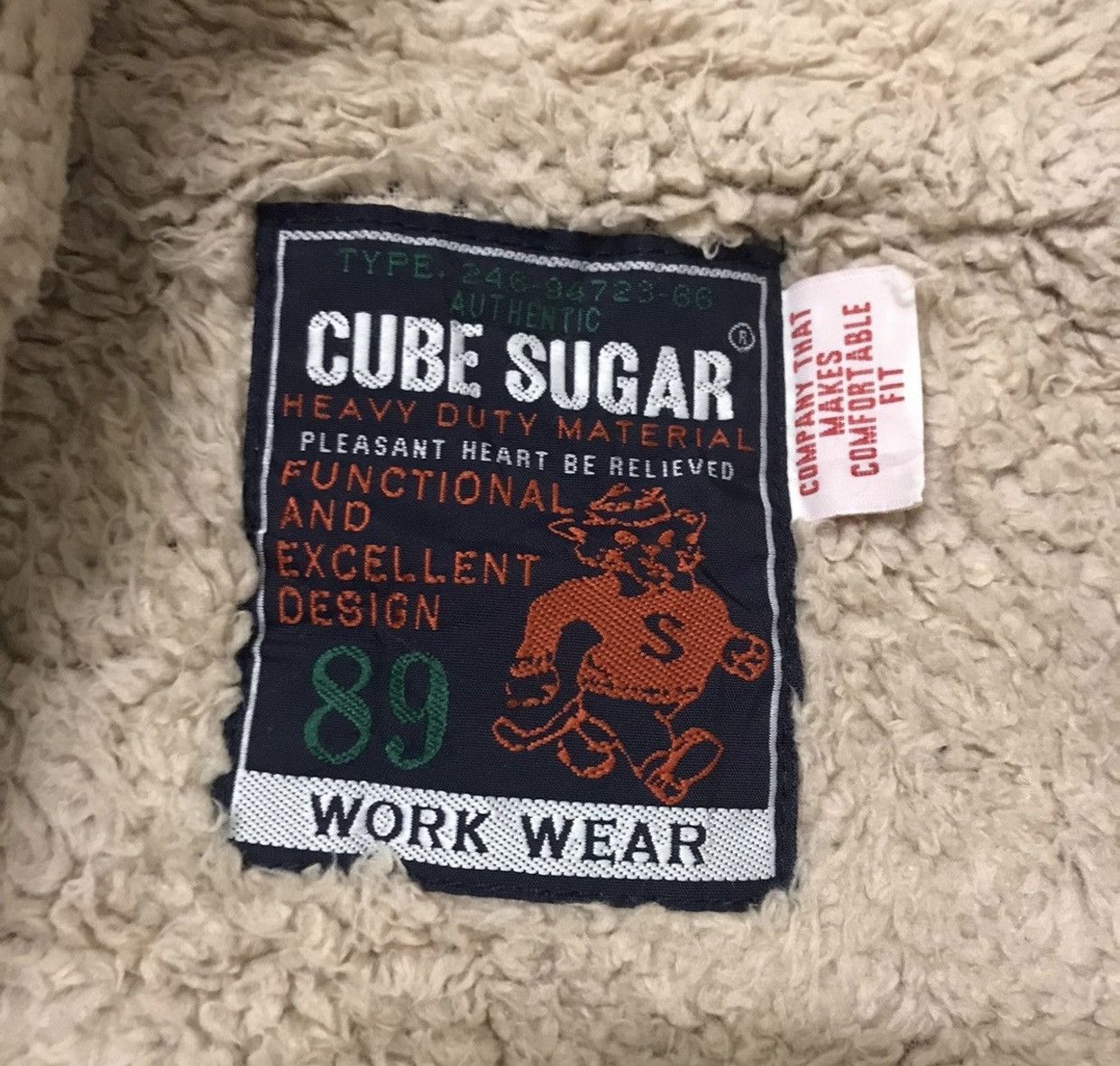 Japanese Brand × Vintage Vintage Cube Sugar sherpa Jacket Size US M / EU 48-50 / 2 - 4 Thumbnail