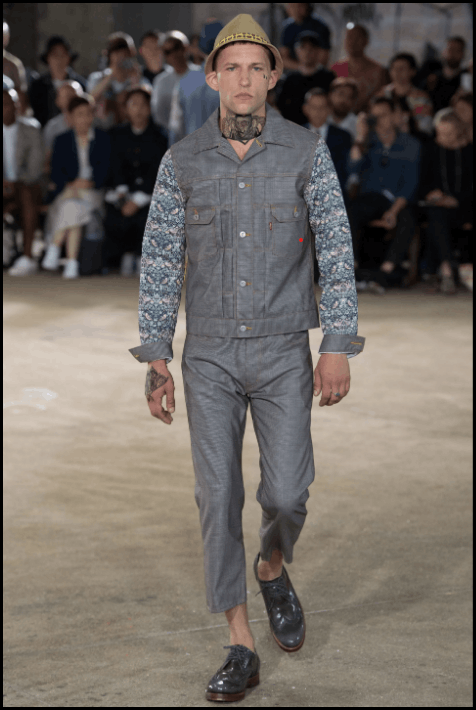 Junya Watanabe × Levi's Levi's CDG Junya Watanabe 2017 Trucker - Floral Sleeve Size US XS / EU 42 / 0 - 2 Thumbnail
