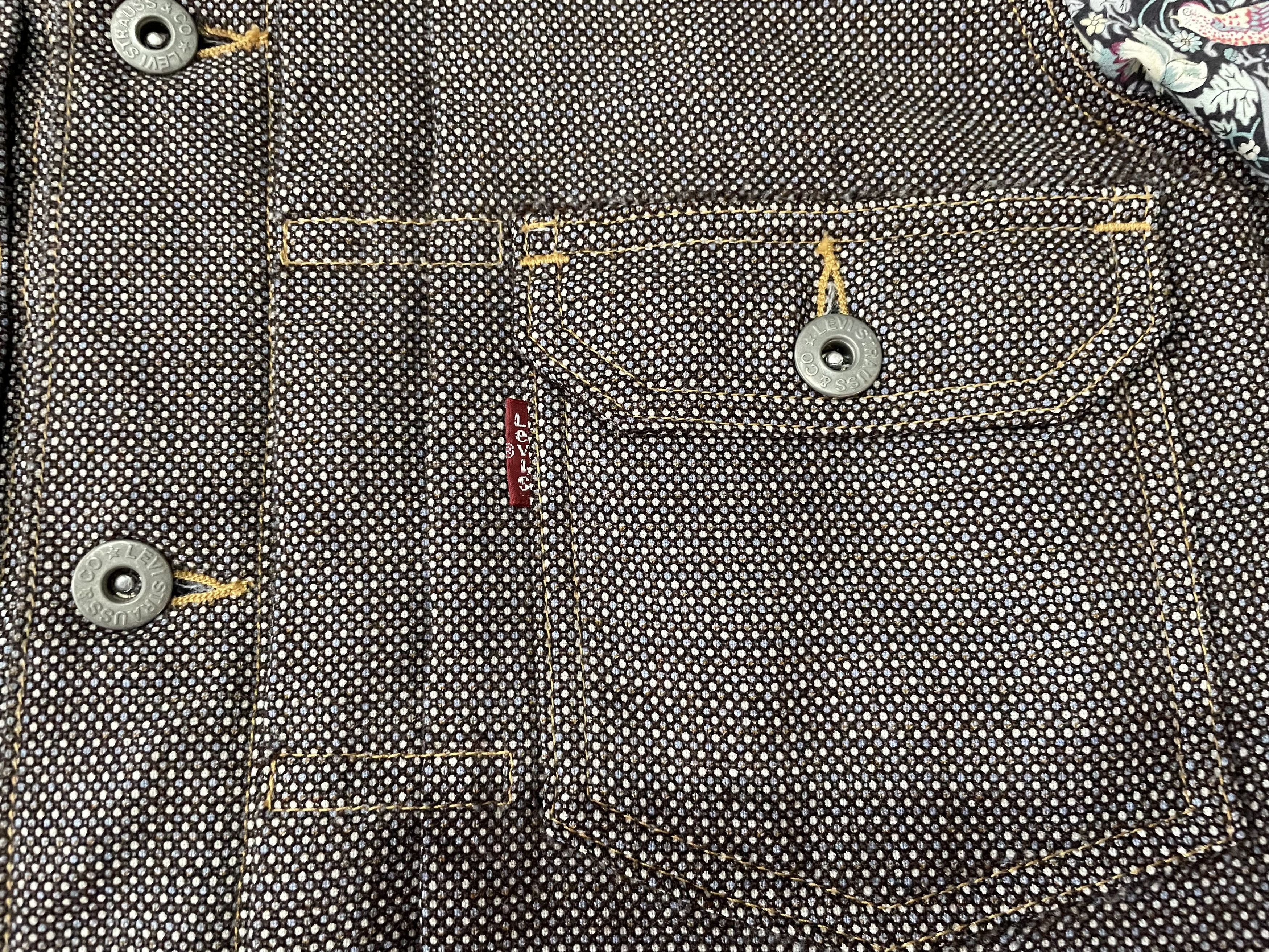 Junya Watanabe × Levi's Levi's CDG Junya Watanabe 2017 Trucker - Floral Sleeve Size US XS / EU 42 / 0 - 6 Thumbnail