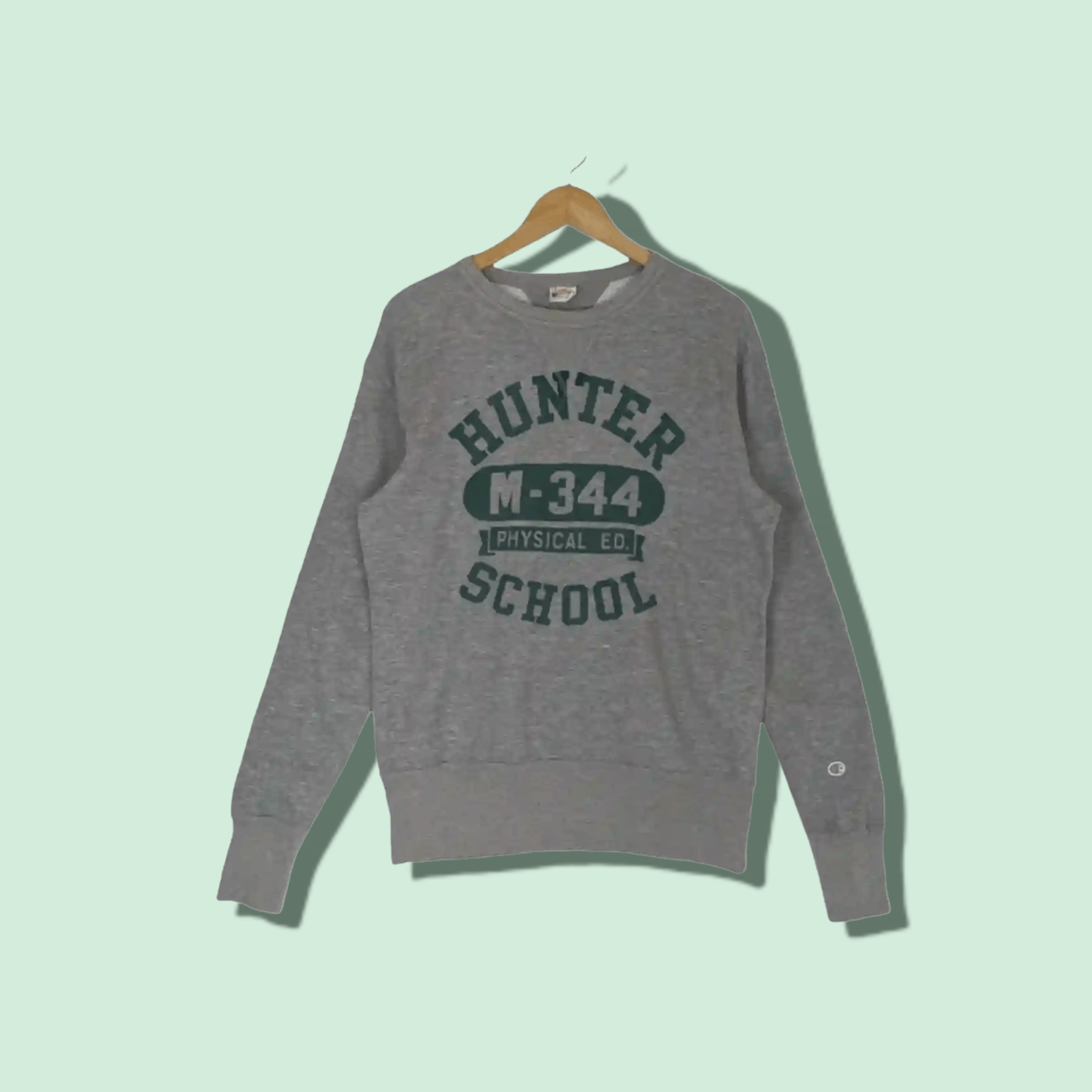 Champion Vintage 2000's CHAMPION Hunter School Jumper Sweatshirt Size US M / EU 48-50 / 2 - 1 Thumbnail