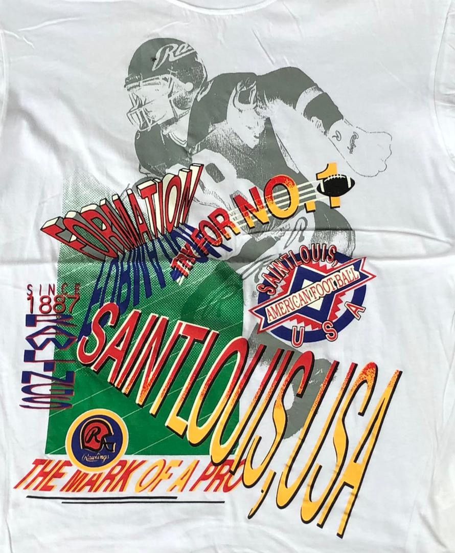 NBA × Vintage vintage tee Saint Louis USA B13 American Football Size US M / EU 48-50 / 2 - 2 Thumbnail