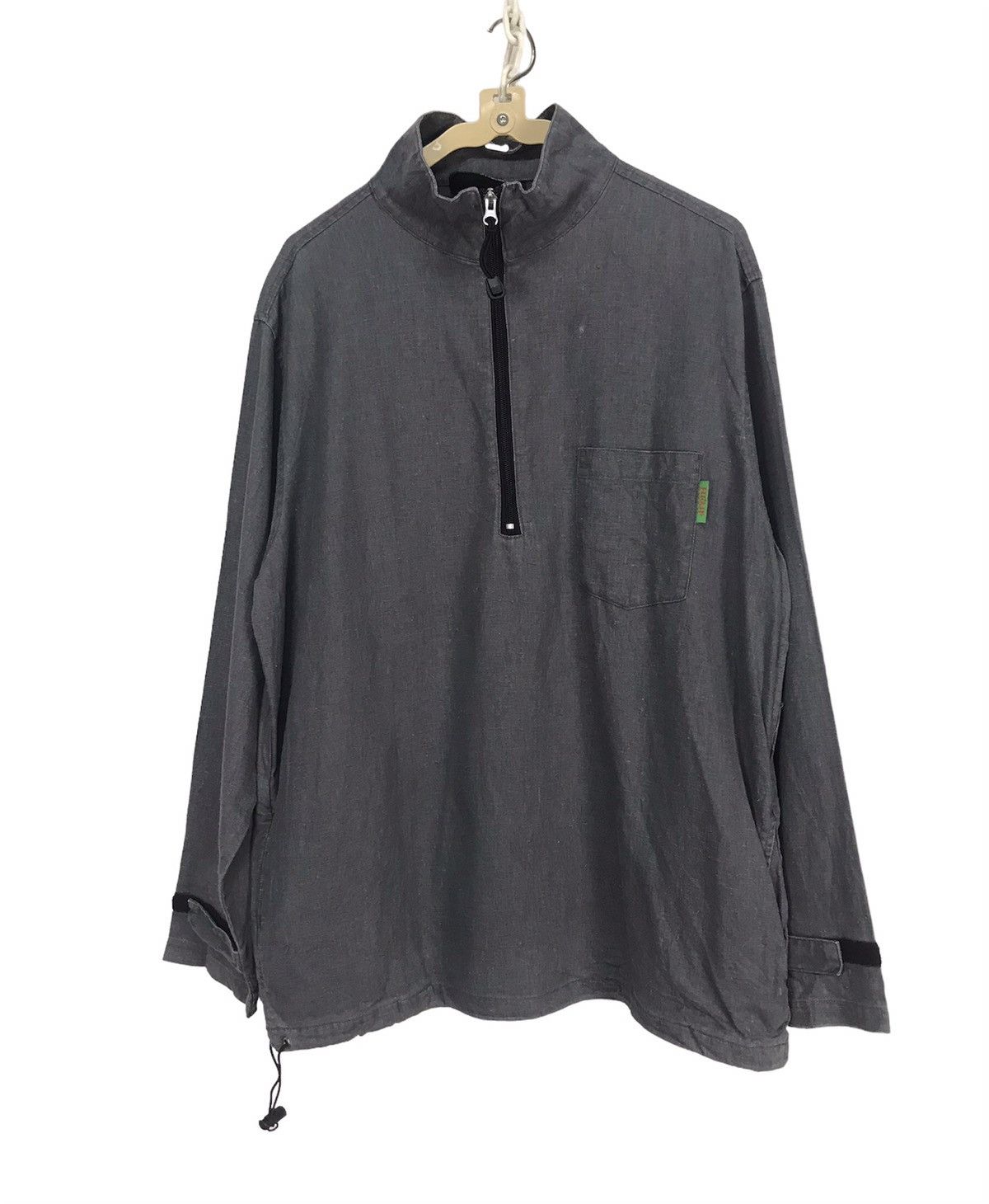 Vintage Hemp bummers half zipper single pocket jacket Size US M / EU 48-50 / 2 - 1 Thumbnail
