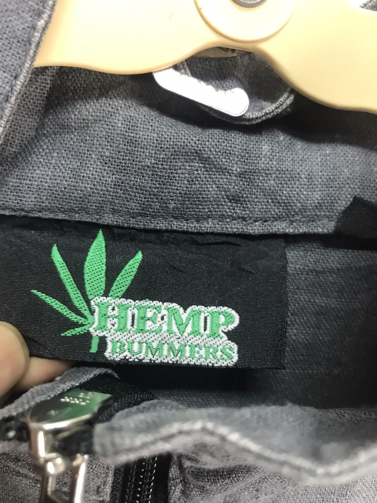 Vintage Hemp bummers half zipper single pocket jacket Size US M / EU 48-50 / 2 - 3 Thumbnail