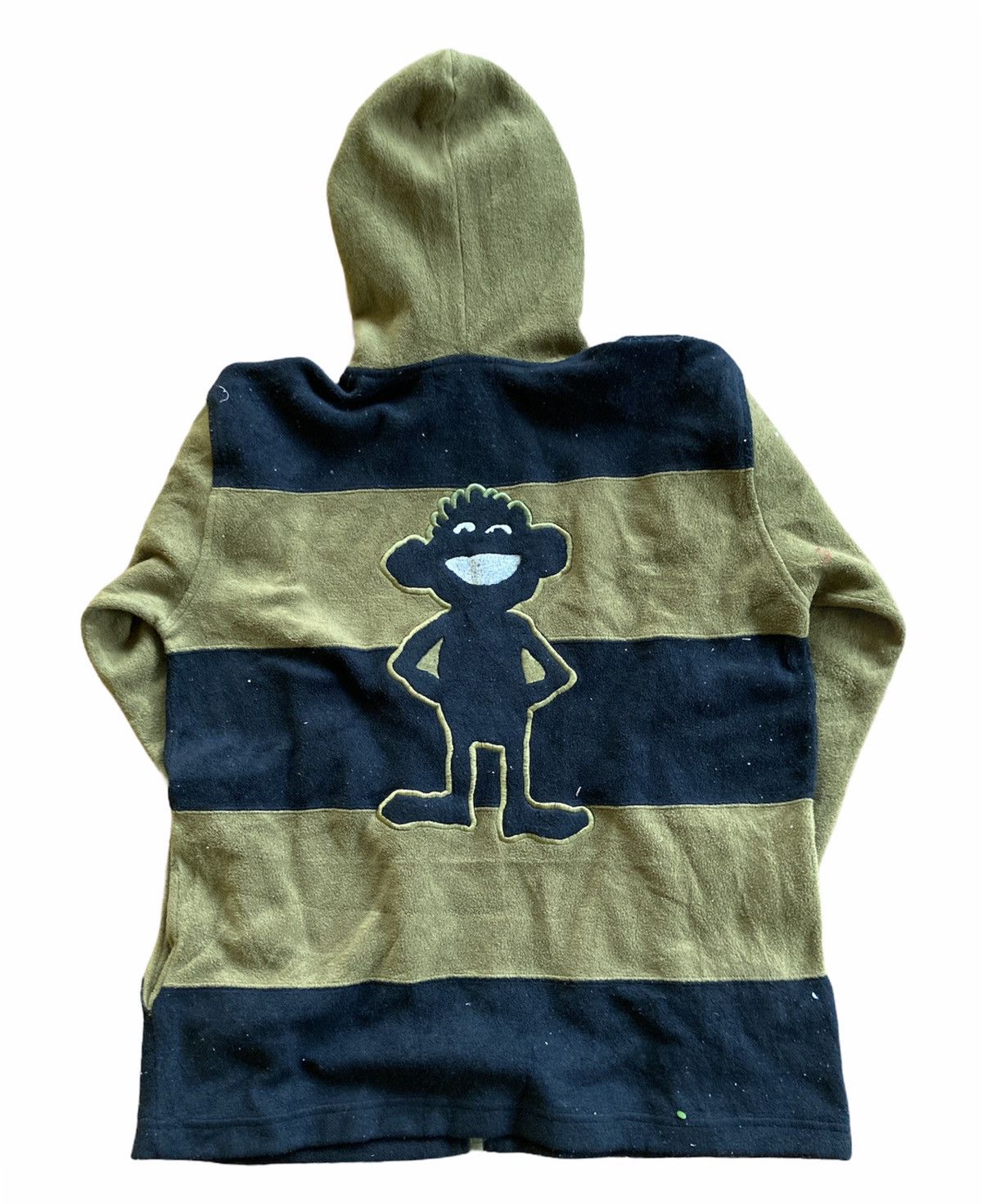 Japanese Brand HARLEM STORE THE LAUGHING BOY ZIPPER HOODIE Size US L / EU 52-54 / 3 - 4 Thumbnail