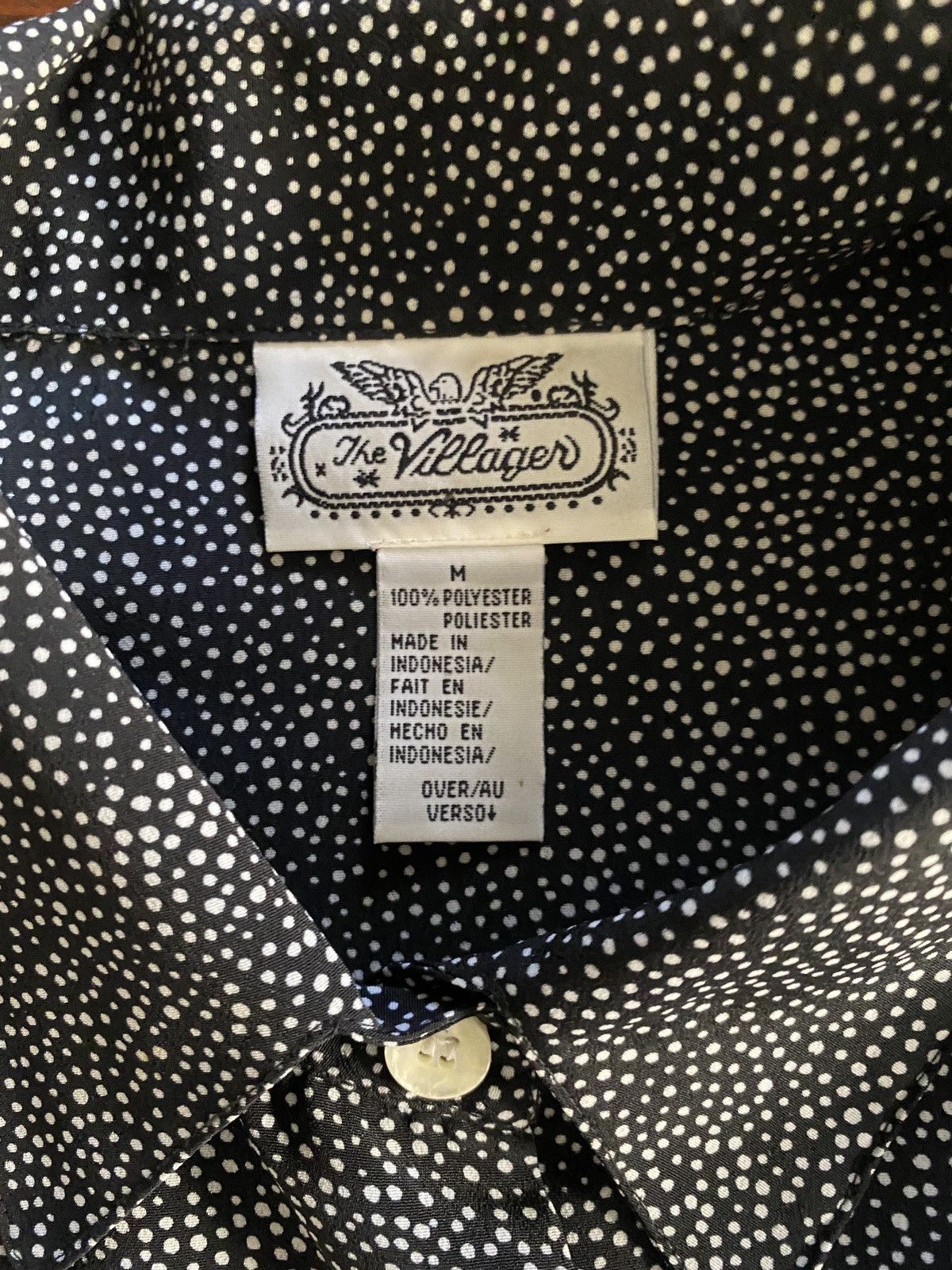 Vintage Vintage 90’s The Villager Polkadot Polyester Button Up Size M / US 6-8 / IT 42-44 - 2 Thumbnail