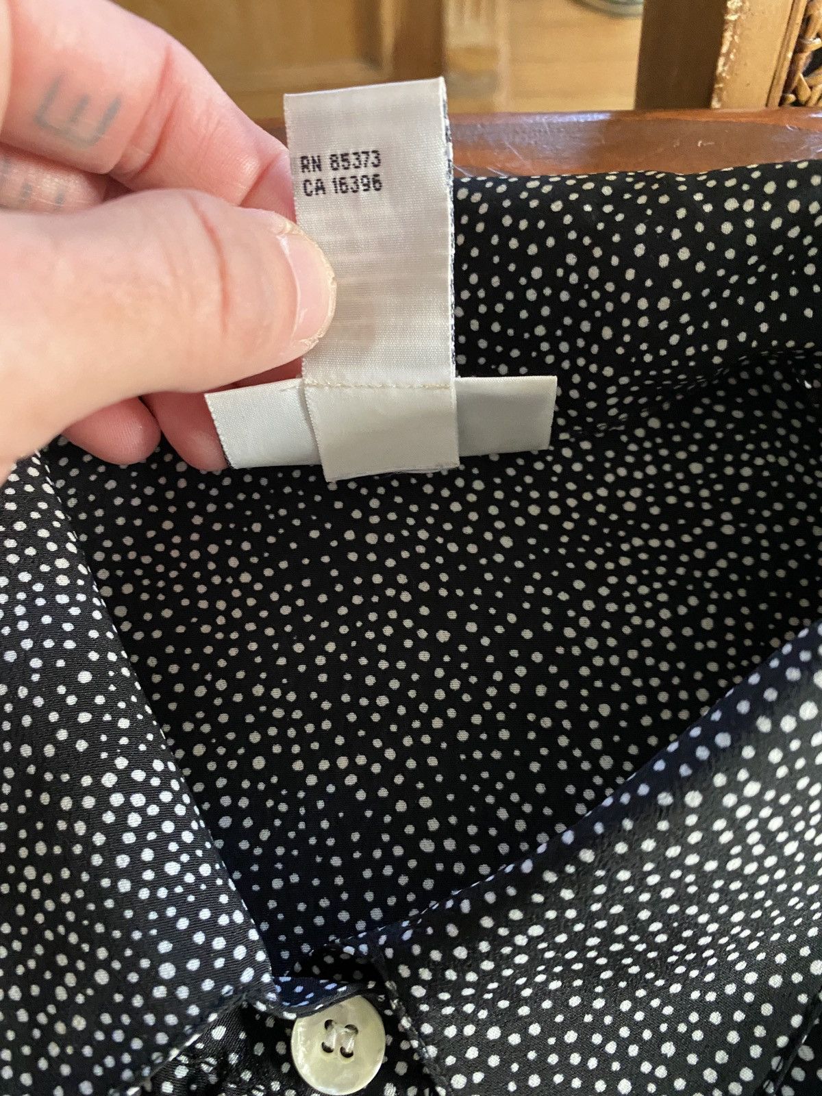 Vintage Vintage 90’s The Villager Polkadot Polyester Button Up Size M / US 6-8 / IT 42-44 - 3 Thumbnail