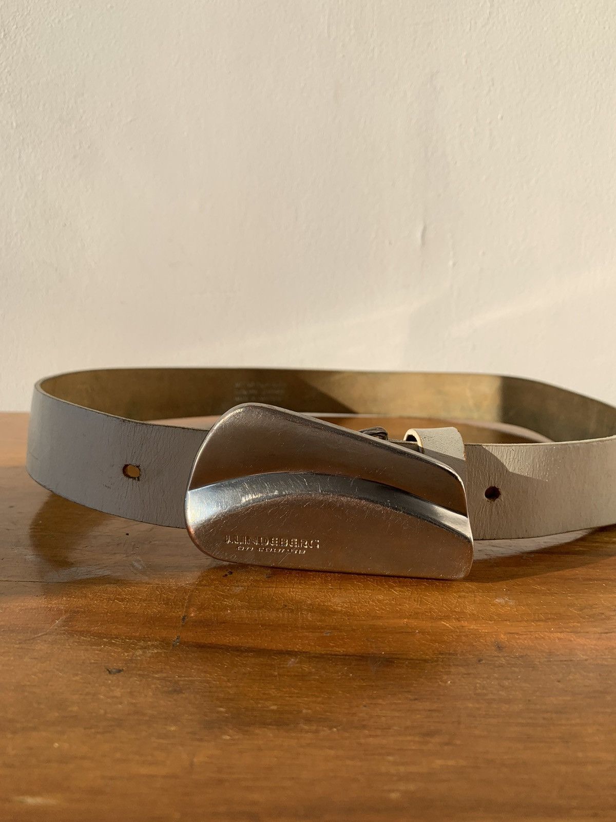 Japanese Brand Rare J.Lindeberg Heavy Buckle Margiela Style Belt Size ONE SIZE - 3 Thumbnail