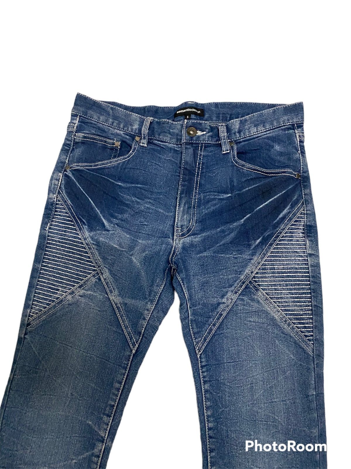 Japanese Brand × Vintage Vintage Semantic Design Distressed Denim Jeans Size 30" / US 8 / IT 44 - 3 Thumbnail