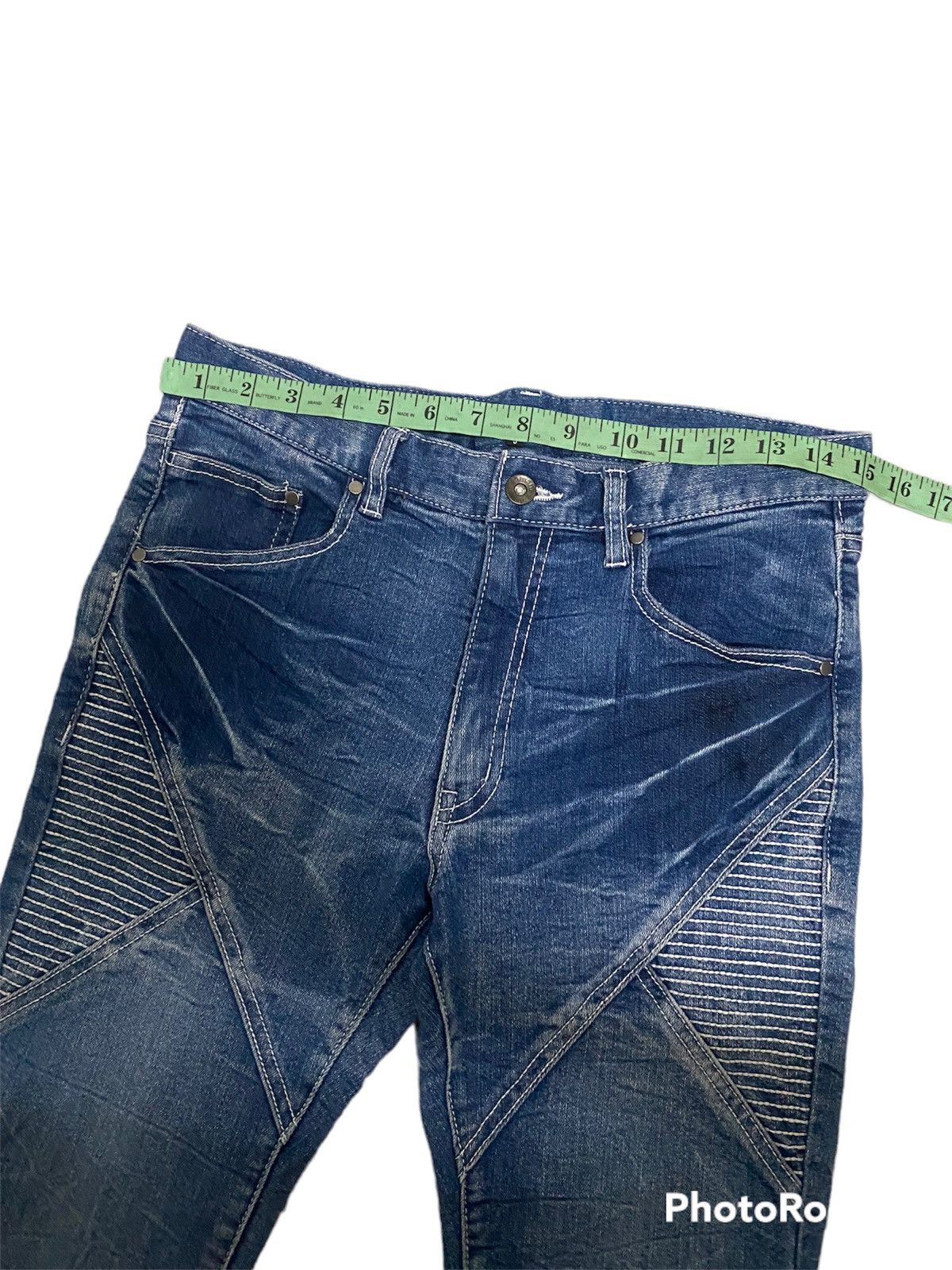 Japanese Brand × Vintage Vintage Semantic Design Distressed Denim Jeans Size 30" / US 8 / IT 44 - 11 Thumbnail