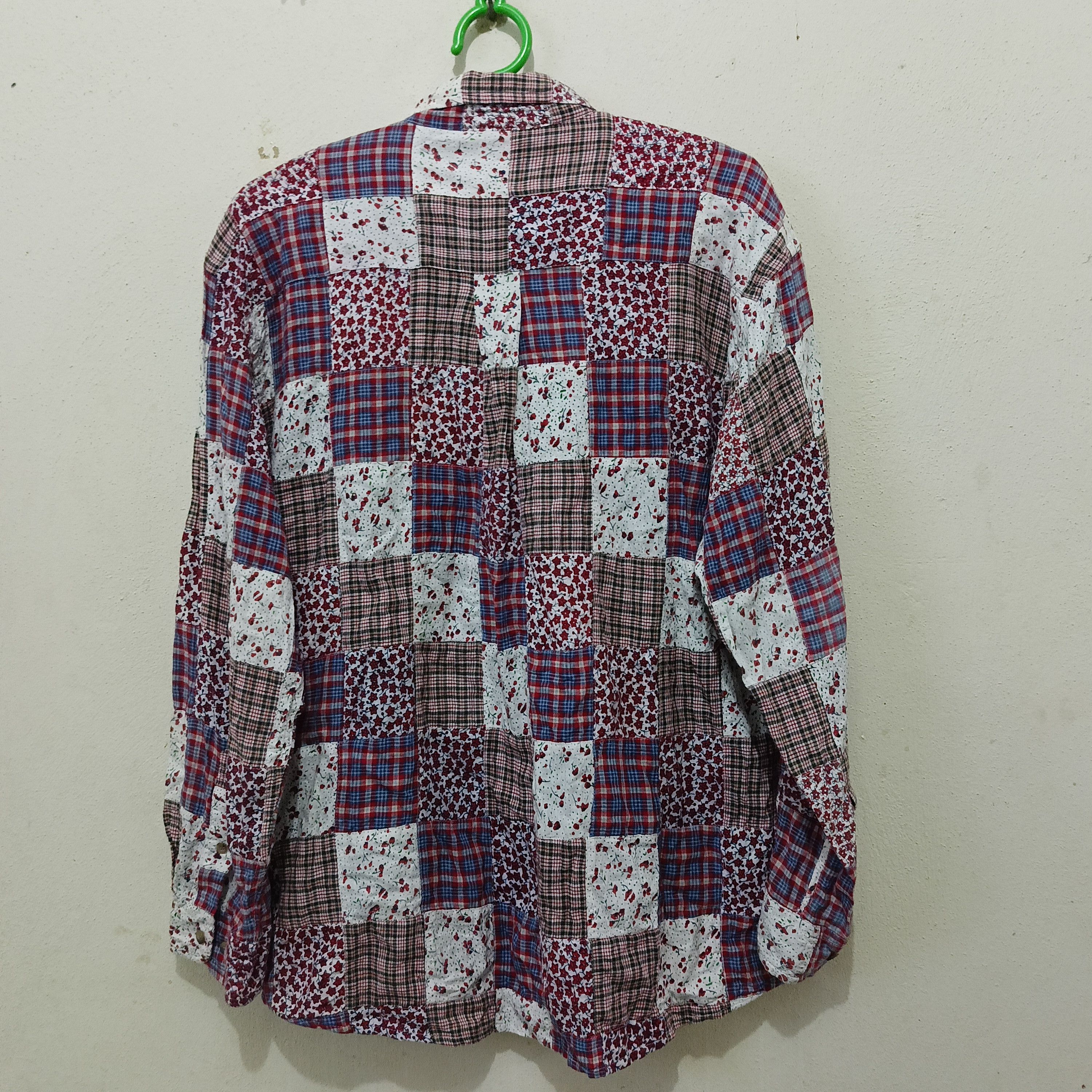 Designer × Flannel Selscot Homme Flower Patchwork Size US L / EU 52-54 / 3 - 7 Thumbnail