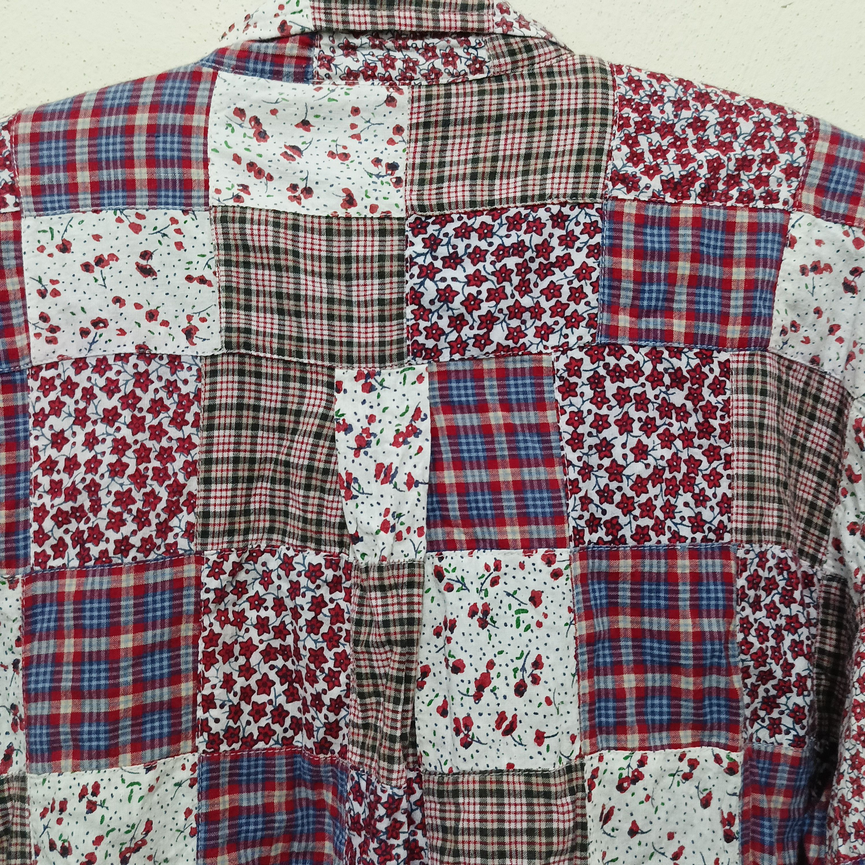 Designer × Flannel Selscot Homme Flower Patchwork Size US L / EU 52-54 / 3 - 9 Thumbnail
