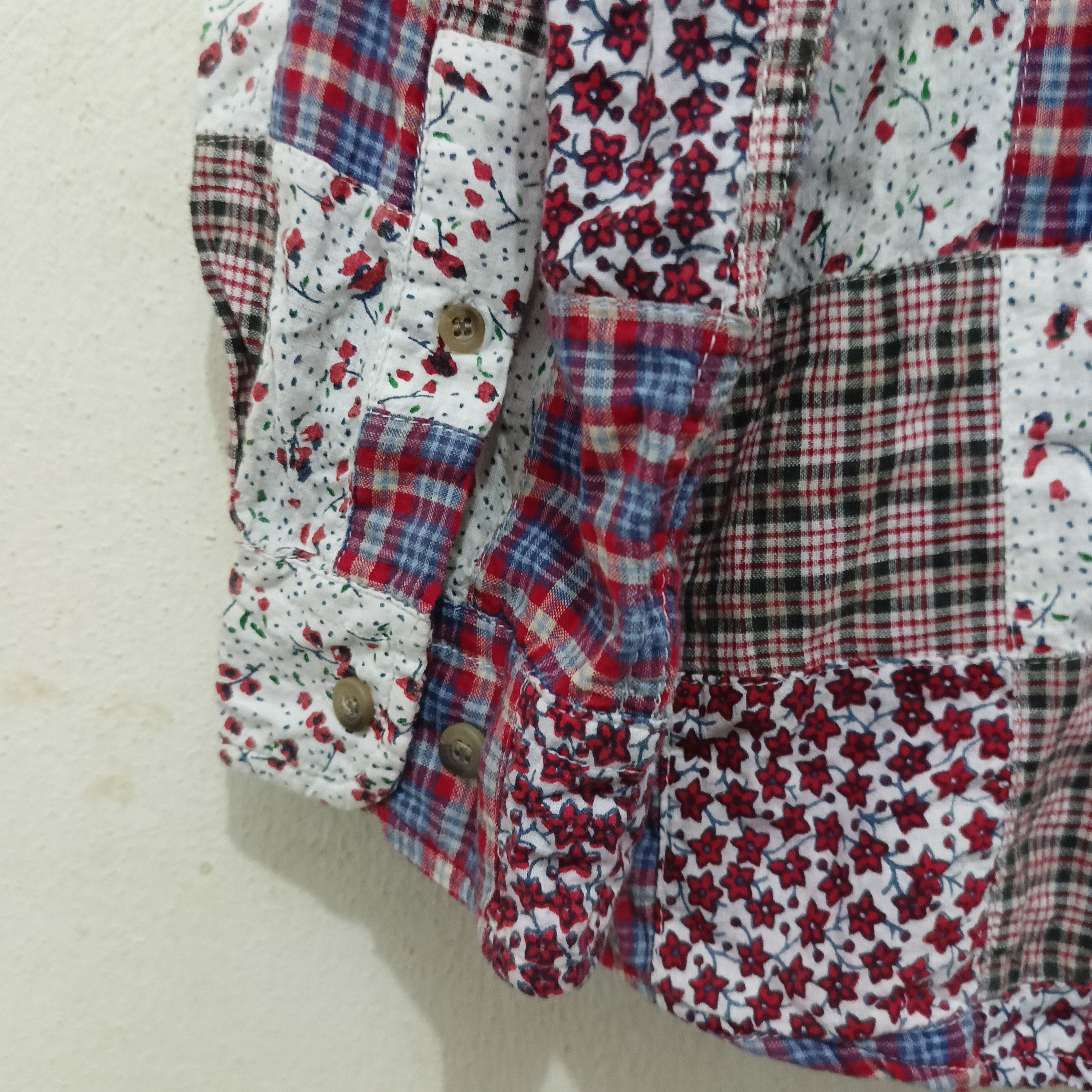 Designer × Flannel Selscot Homme Flower Patchwork Size US L / EU 52-54 / 3 - 8 Thumbnail