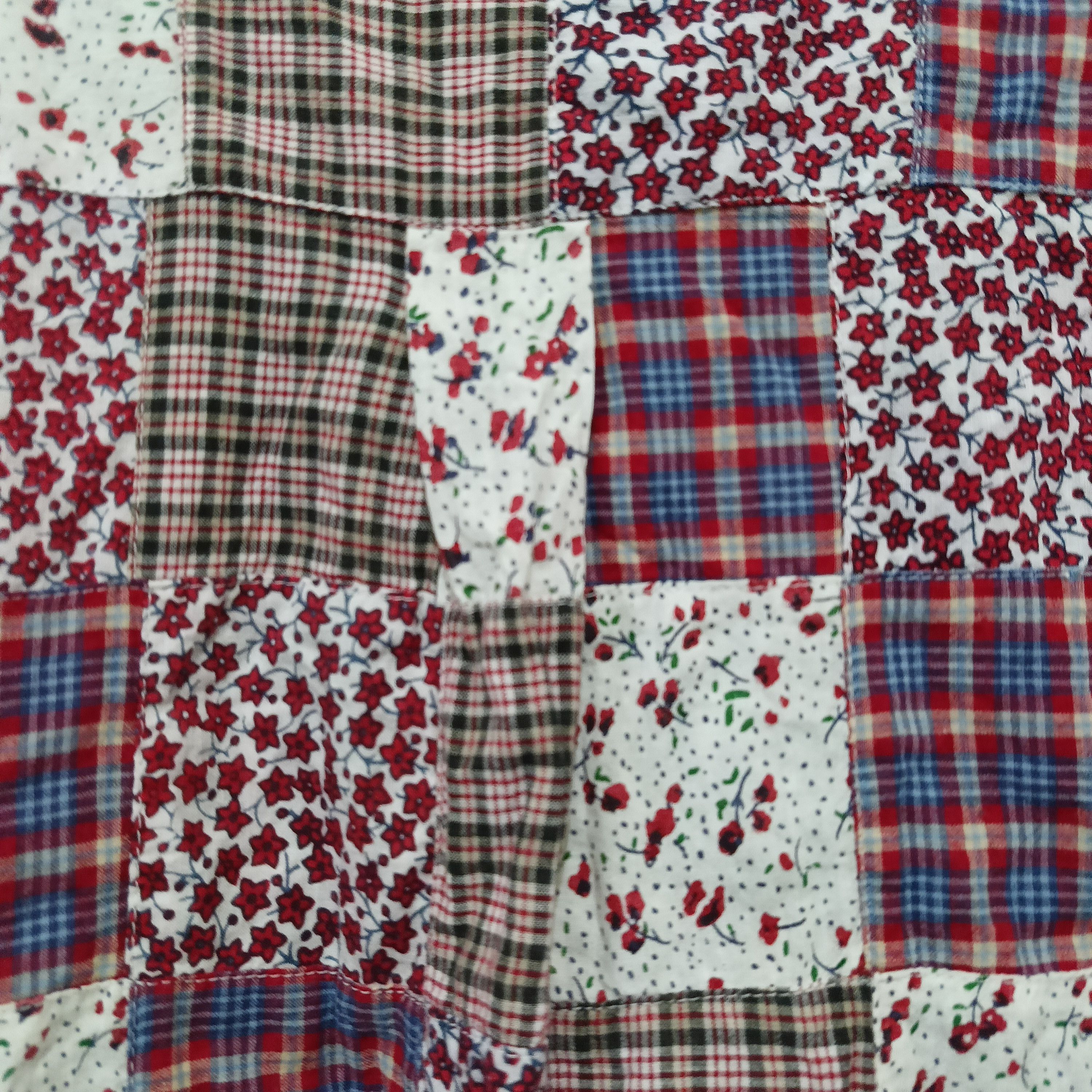 Designer × Flannel Selscot Homme Flower Patchwork Size US L / EU 52-54 / 3 - 10 Thumbnail