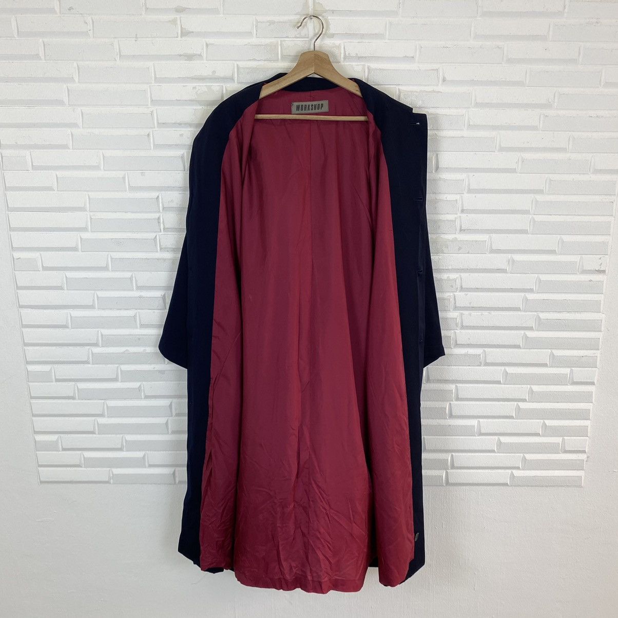 Yohji Yamamoto Final drop☀️Workshop by Yohji Yamamoto Oversize Long Coat Size US L / EU 52-54 / 3 - 12 Thumbnail
