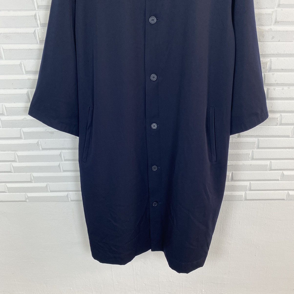 Yohji Yamamoto Final drop☀️Workshop by Yohji Yamamoto Oversize Long Coat Size US L / EU 52-54 / 3 - 5 Thumbnail