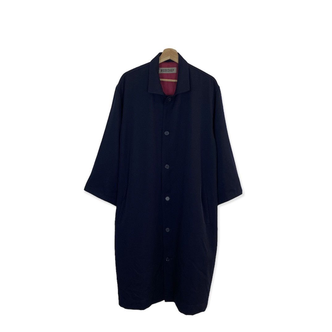 Yohji Yamamoto Final drop☀️Workshop by Yohji Yamamoto Oversize Long Coat Size US L / EU 52-54 / 3 - 2 Thumbnail