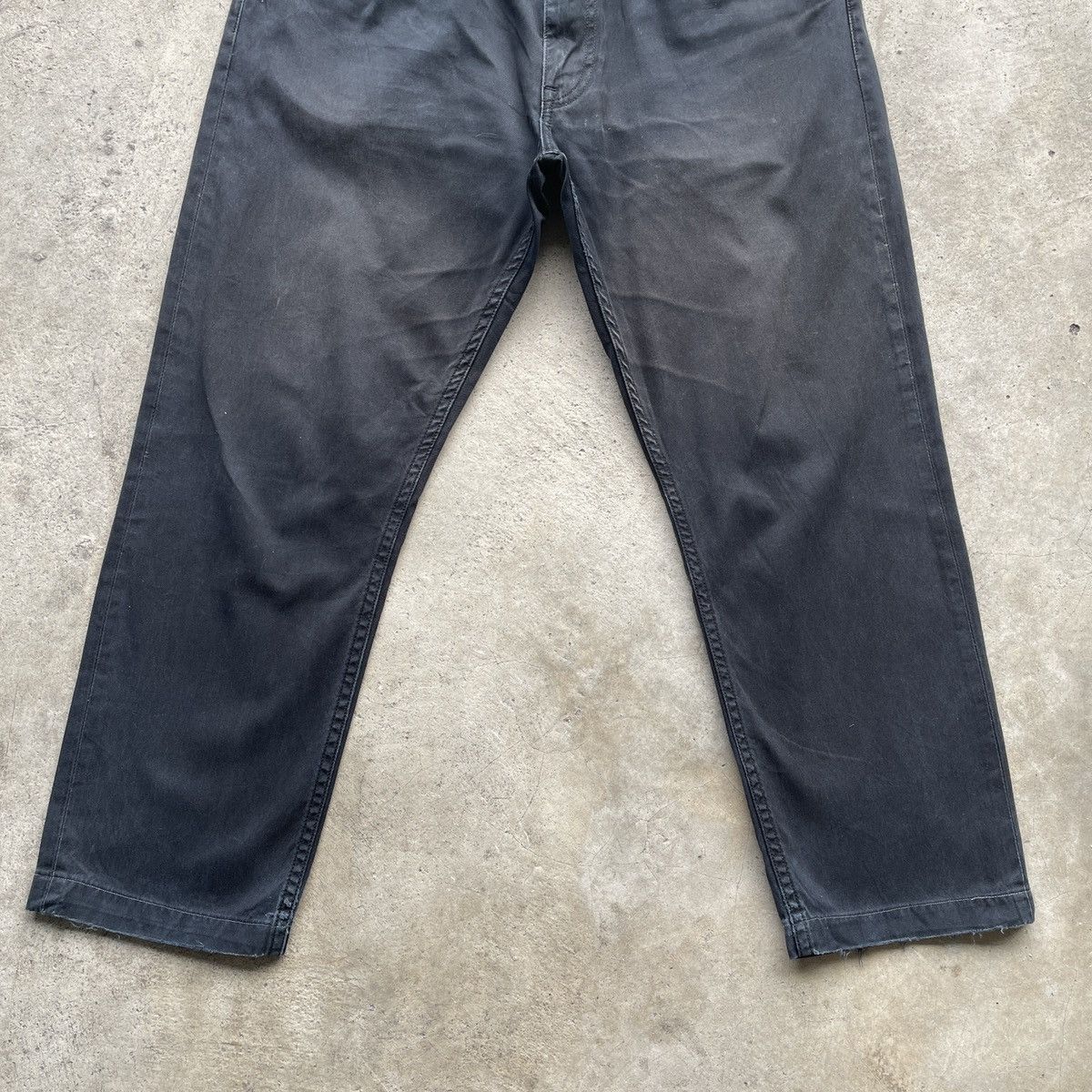 Lacoste W32x26🔥 Vintage Lacoste Black Trousers Casual Pants Size US 32 / EU 48 - 4 Thumbnail