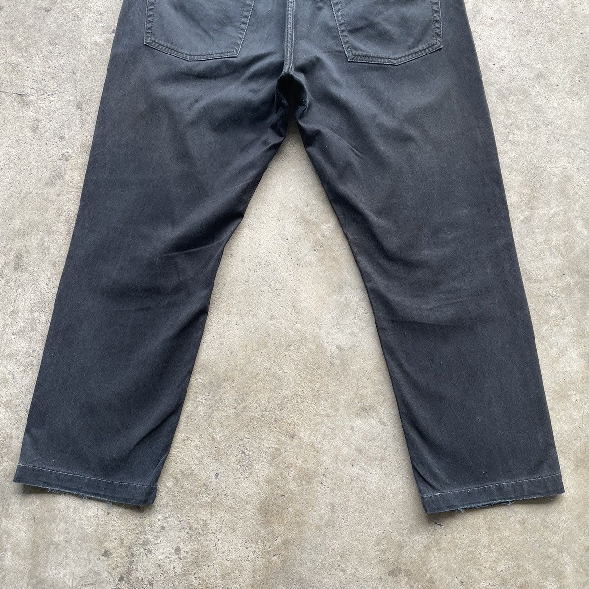 Lacoste W32x26🔥 Vintage Lacoste Black Trousers Casual Pants Size US 32 / EU 48 - 12 Thumbnail