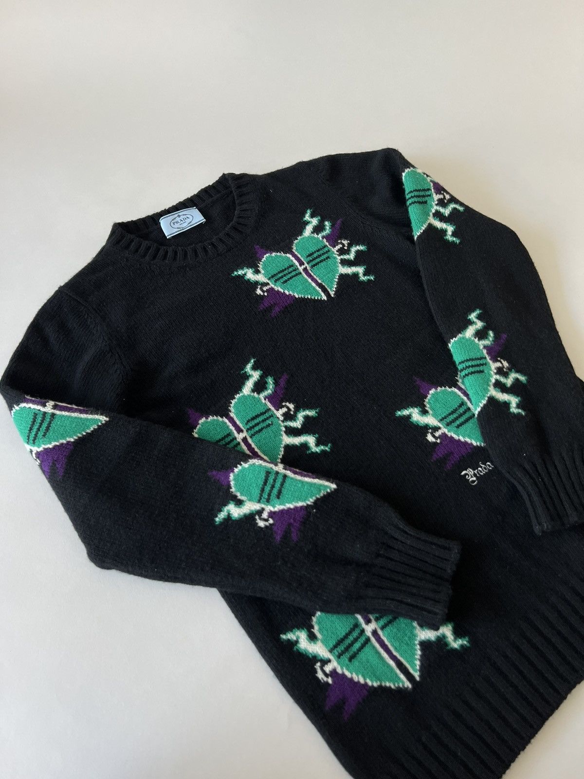 Prada Prada Frankenstein Hearts Sweater Size US S / EU 44-46 / 1 - 3 Thumbnail