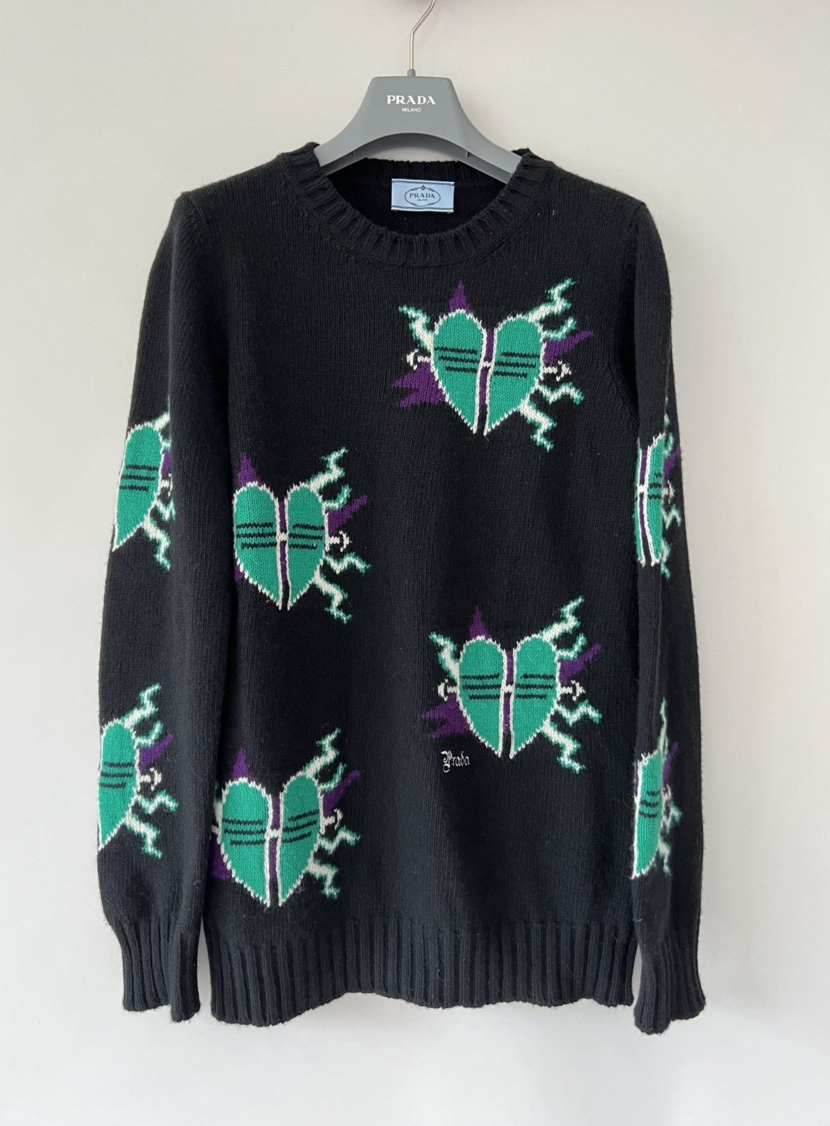 Prada Prada Frankenstein Hearts Sweater Size US S / EU 44-46 / 1 - 5 Thumbnail