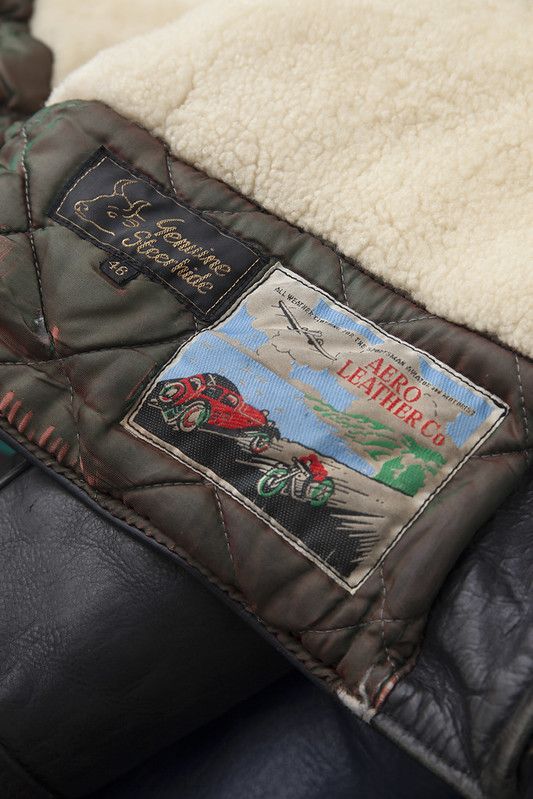 Aero Leather Longshoreman shearling leather jacket Size US XL / EU 56 / 4 - 7 Thumbnail