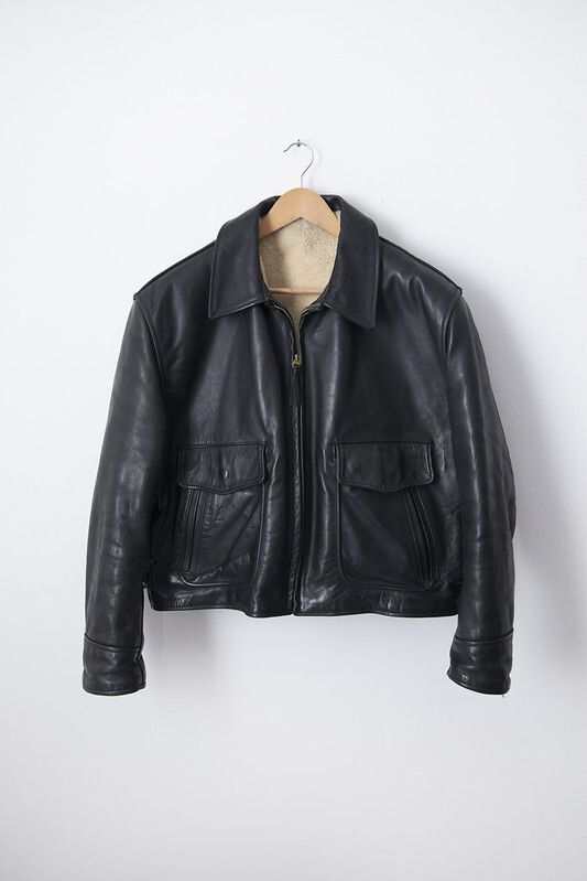 Aero Leather Longshoreman shearling leather jacket Size US XL / EU 56 / 4 - 1 Preview