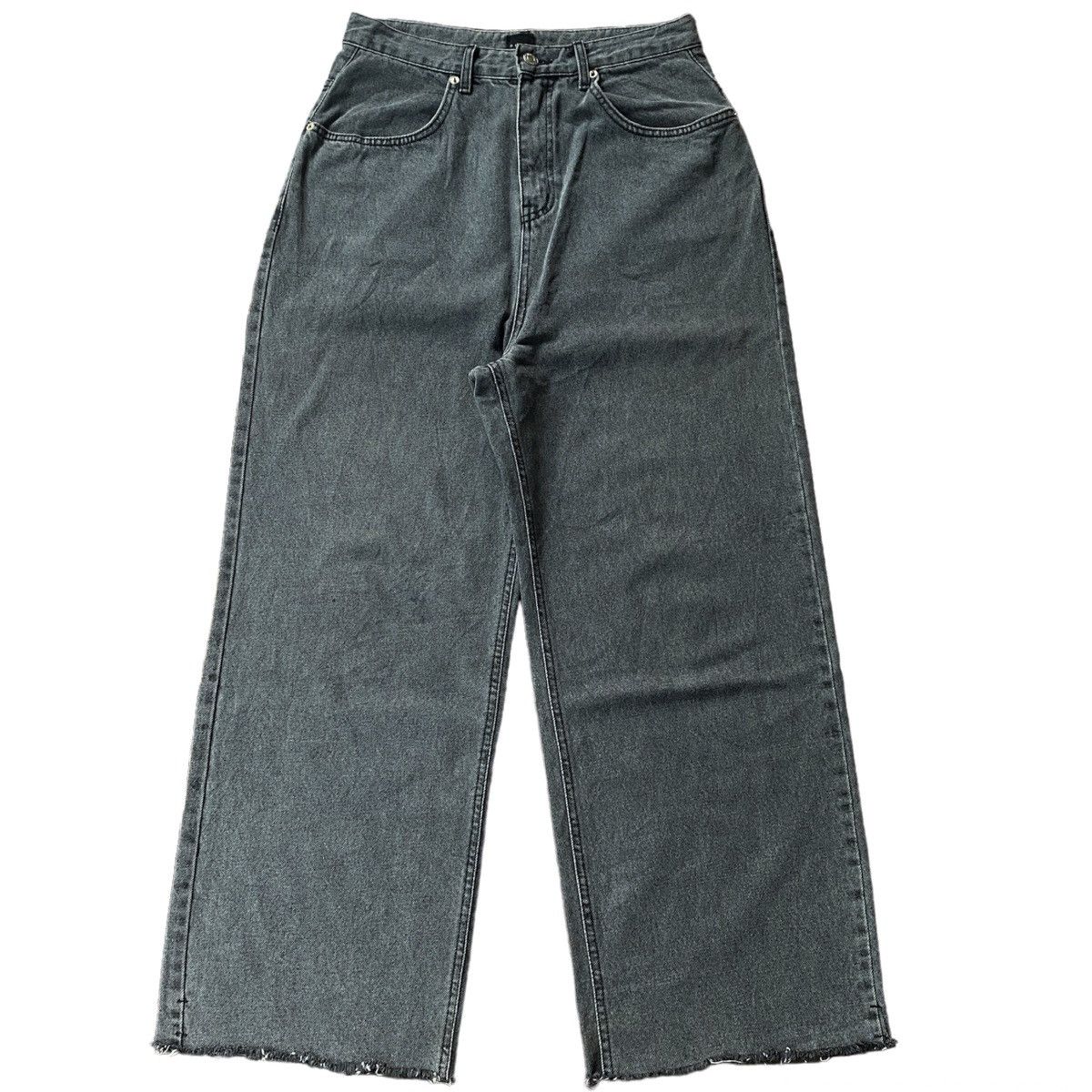 JNCO Crazy Vintage Y2K Okay Wide Leg Baggy Denim Jeans Size US 29 - 1 Thumbnail