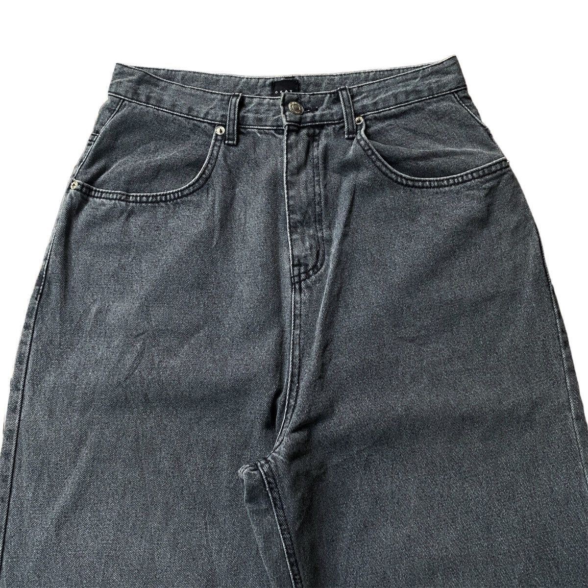 JNCO Crazy Vintage Y2K Okay Wide Leg Baggy Denim Jeans Size US 29 - 2 Thumbnail