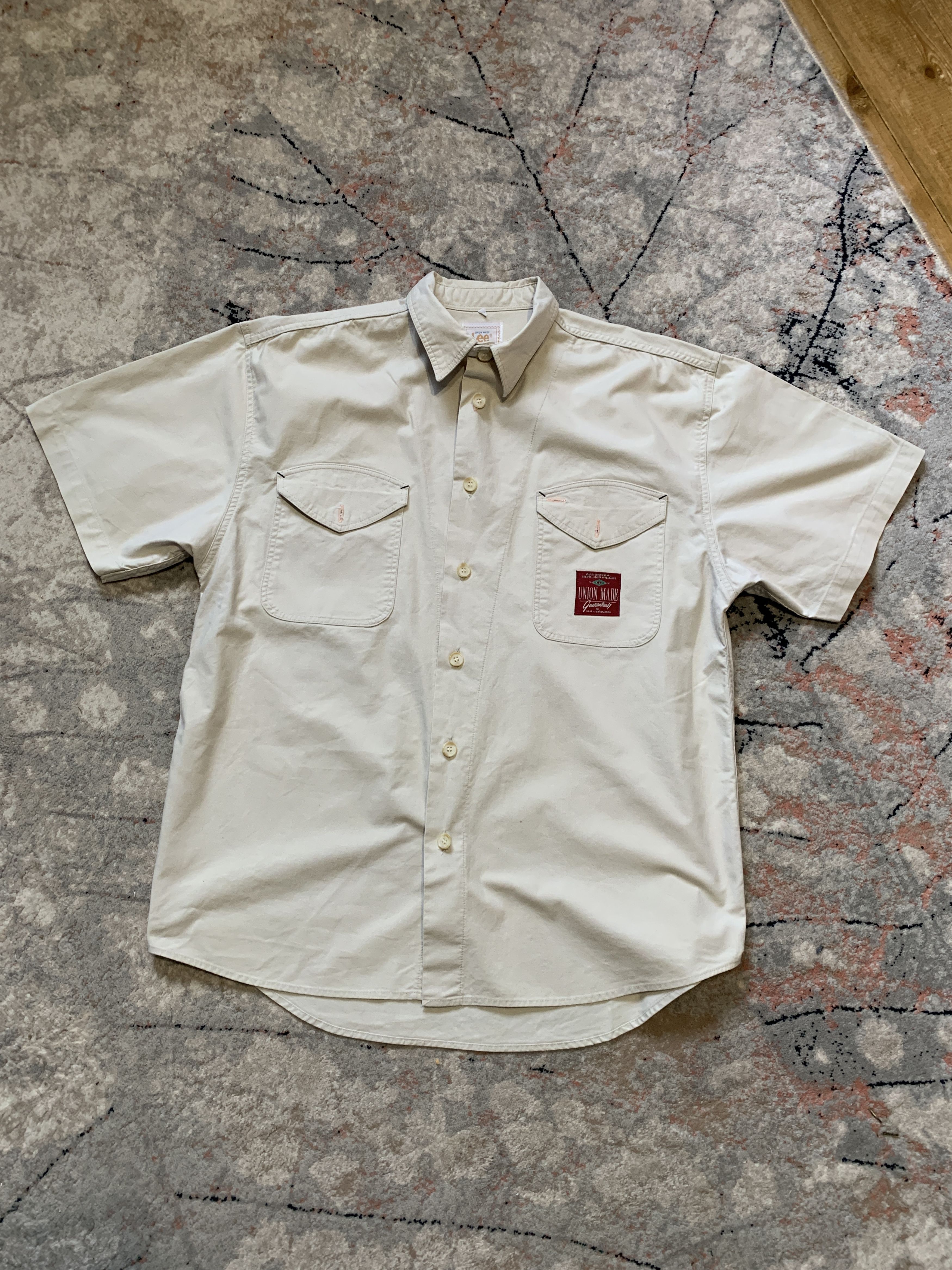 Lee × Vintage Lee KANSAS-USA Vintage Shirt Size US L / EU 52-54 / 3 - 2 Thumbnail