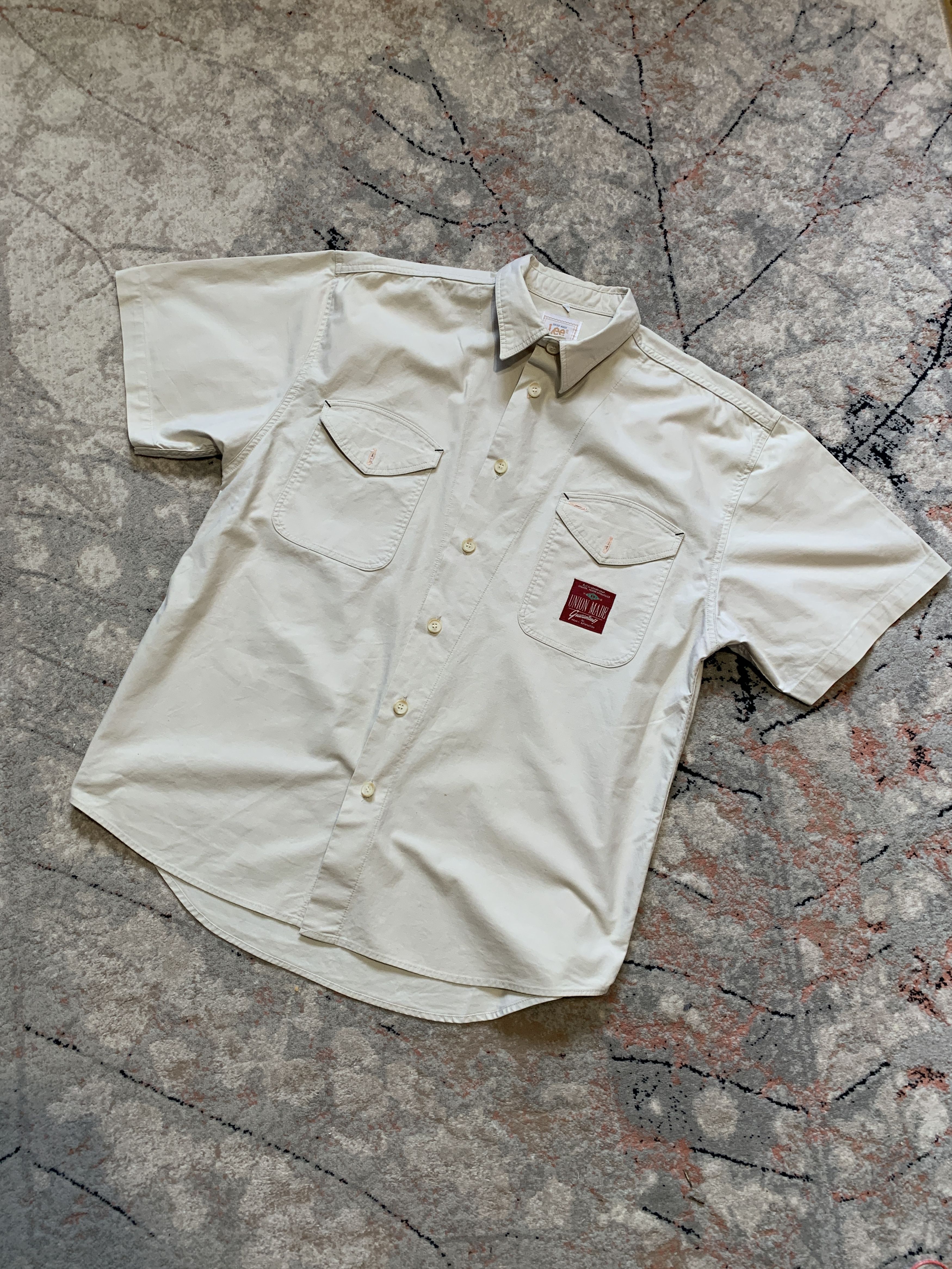 Lee × Vintage Lee KANSAS-USA Vintage Shirt Size US L / EU 52-54 / 3 - 1 Thumbnail