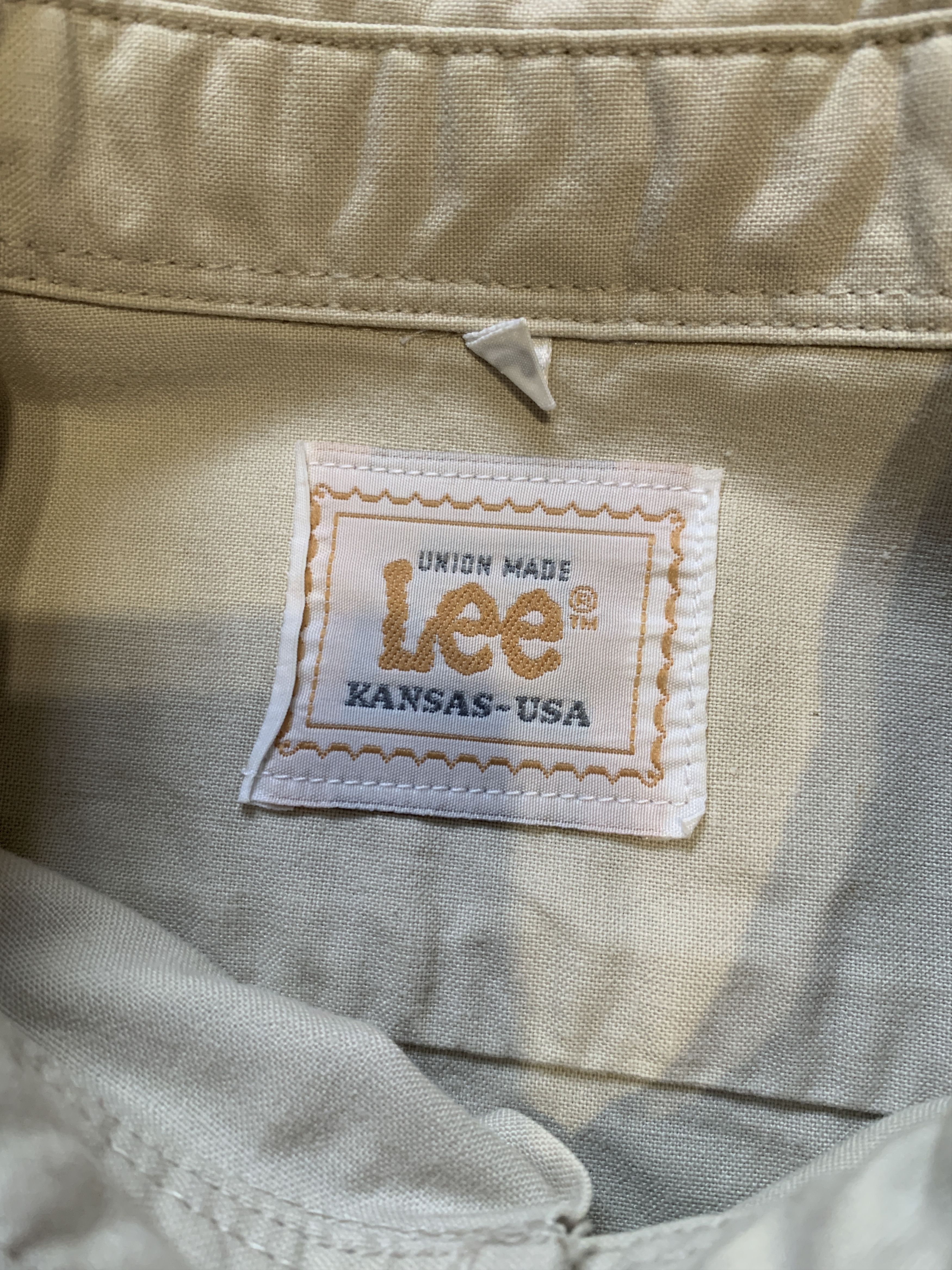 Lee × Vintage Lee KANSAS-USA Vintage Shirt Size US L / EU 52-54 / 3 - 6 Thumbnail