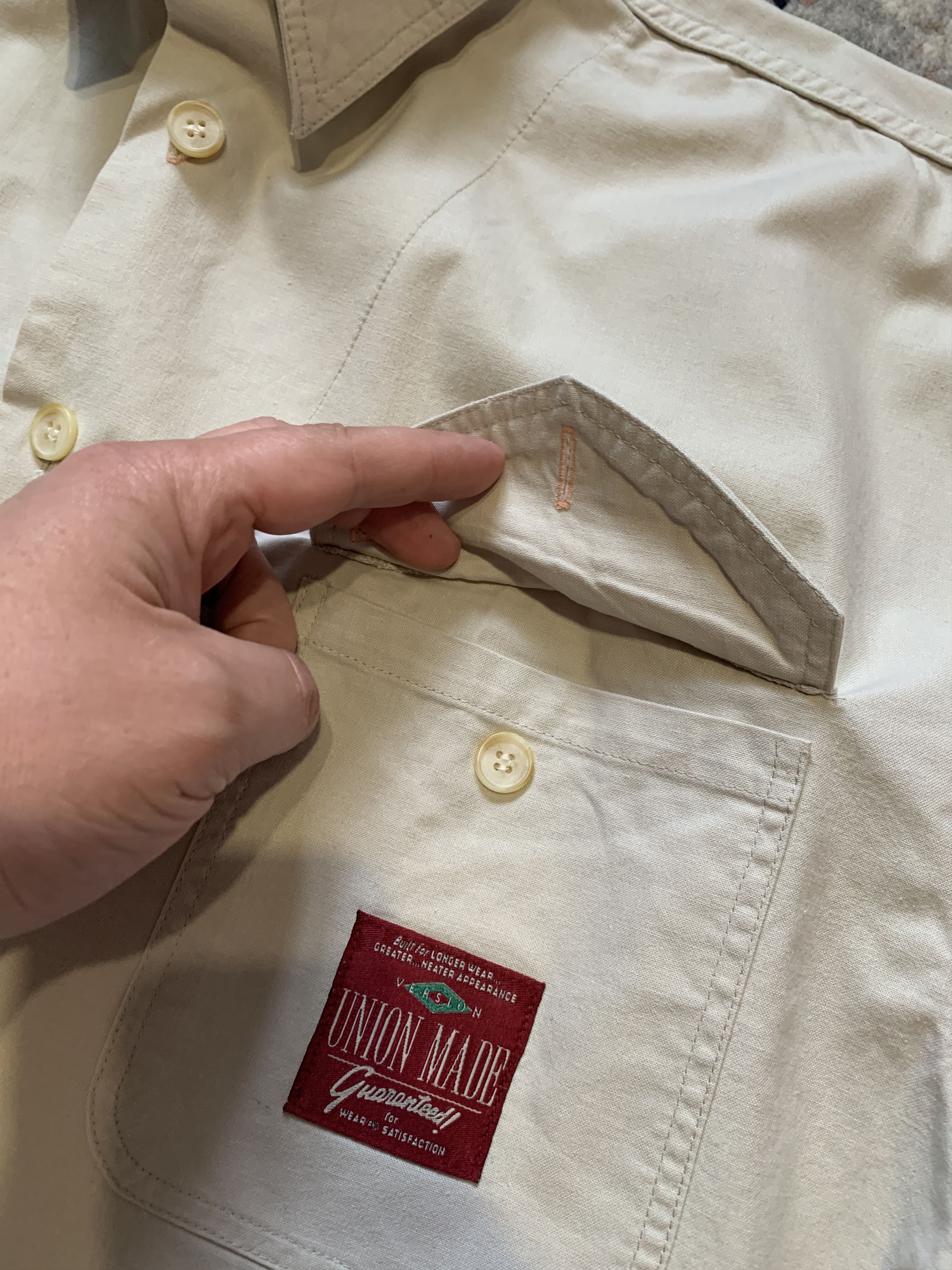 Lee × Vintage Lee KANSAS-USA Vintage Shirt Size US L / EU 52-54 / 3 - 4 Thumbnail