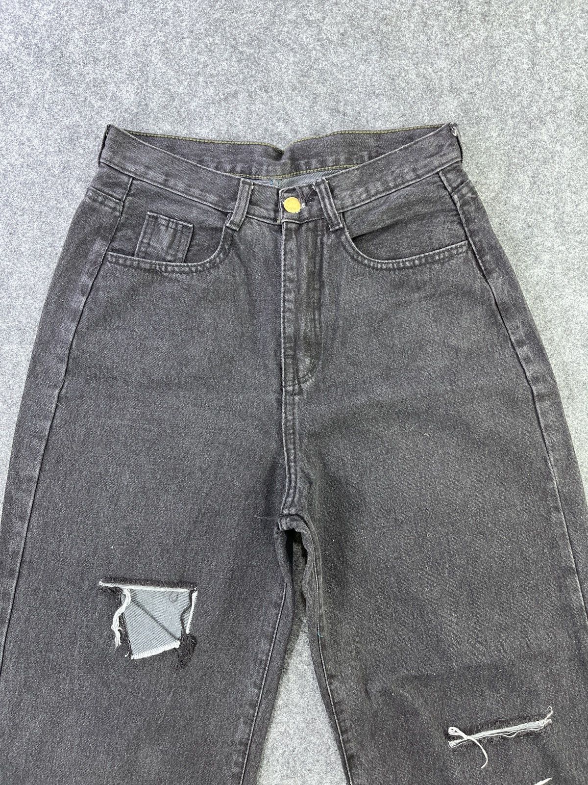 Japanese Brand Japanese Brand Distressed Baggy Jeans - J948 Size US 28 / EU 44 - 3 Thumbnail