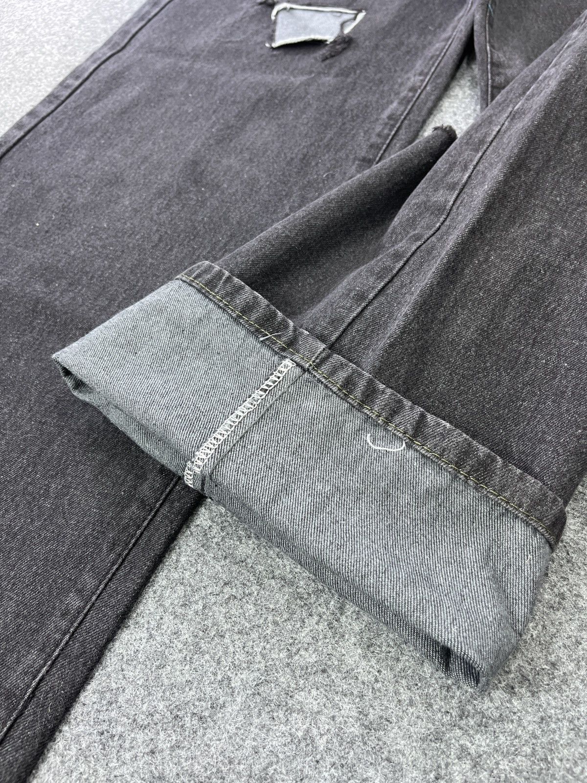 Japanese Brand Japanese Brand Distressed Baggy Jeans - J948 Size US 28 / EU 44 - 7 Thumbnail