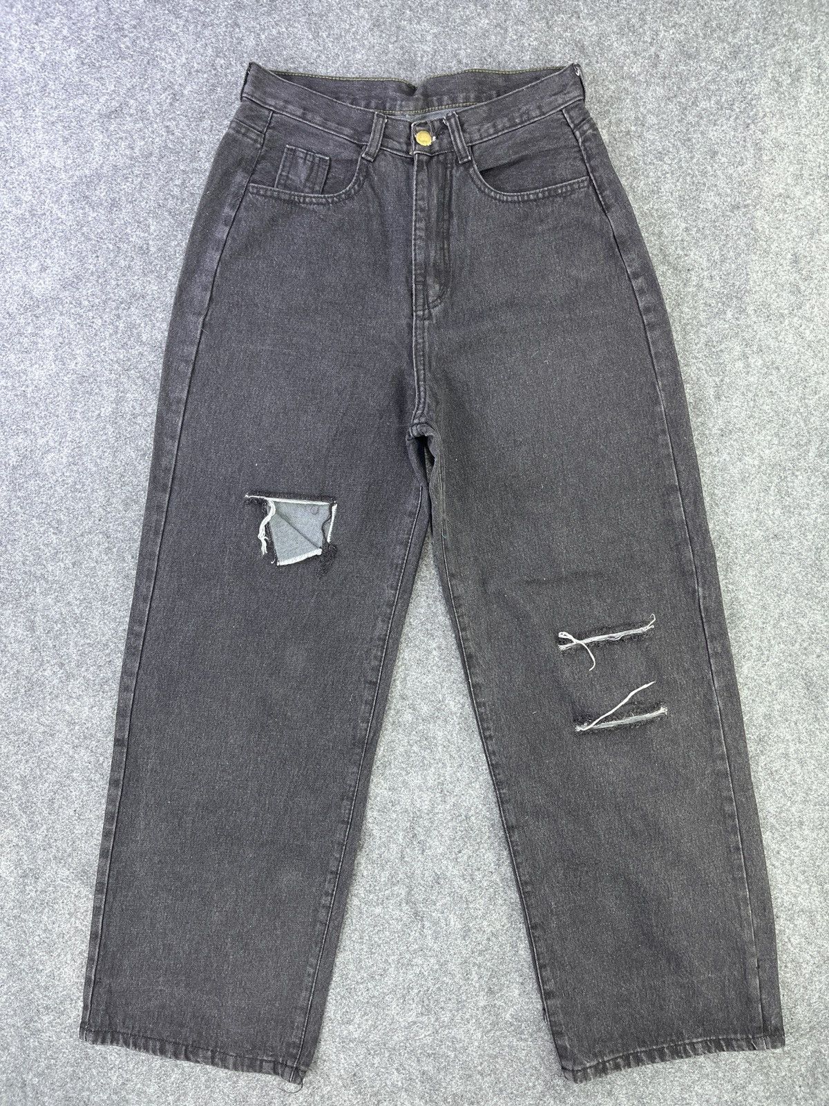 Japanese Brand Japanese Brand Distressed Baggy Jeans - J948 Size US 28 / EU 44 - 1 Thumbnail