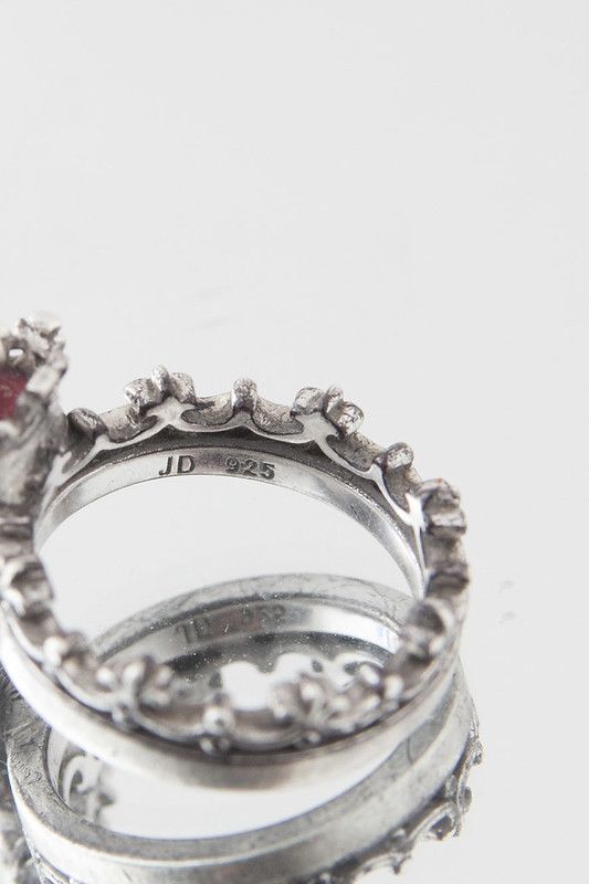 Justin Justin Davis Strawberry ring Size ONE SIZE - 4 Thumbnail