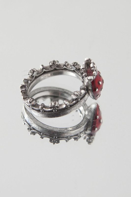 Justin Justin Davis Strawberry ring Size ONE SIZE - 2 Thumbnail