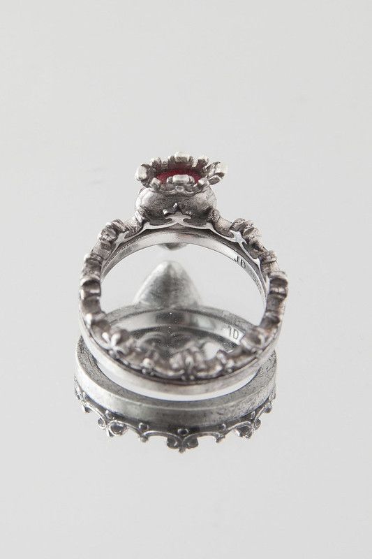 Justin Justin Davis Strawberry ring Size ONE SIZE - 3 Thumbnail
