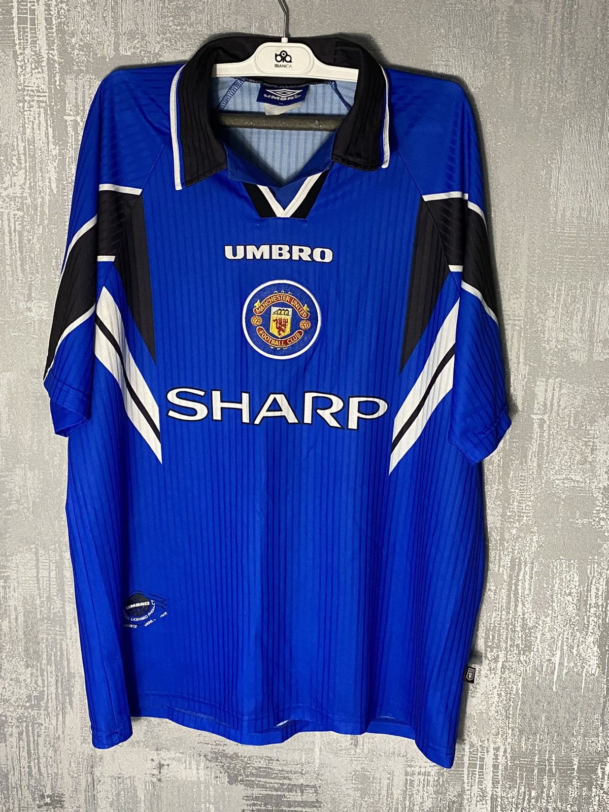 Umbro 1997 Vintage Manchester United Umbro Soccer Jersey Sharp Size US XL / EU 56 / 4 - 1 Thumbnail