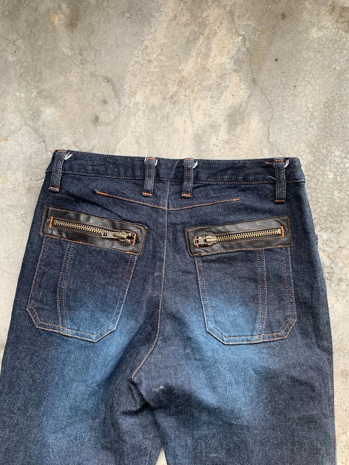 Japanese Brand Japanese Denim Inbreed Made In japan Flared Denim pant Size US 27 - 4 Thumbnail