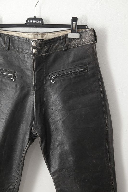 Schott 1960's Beck horsehide leather trousers Size US 31 - 2 Thumbnail