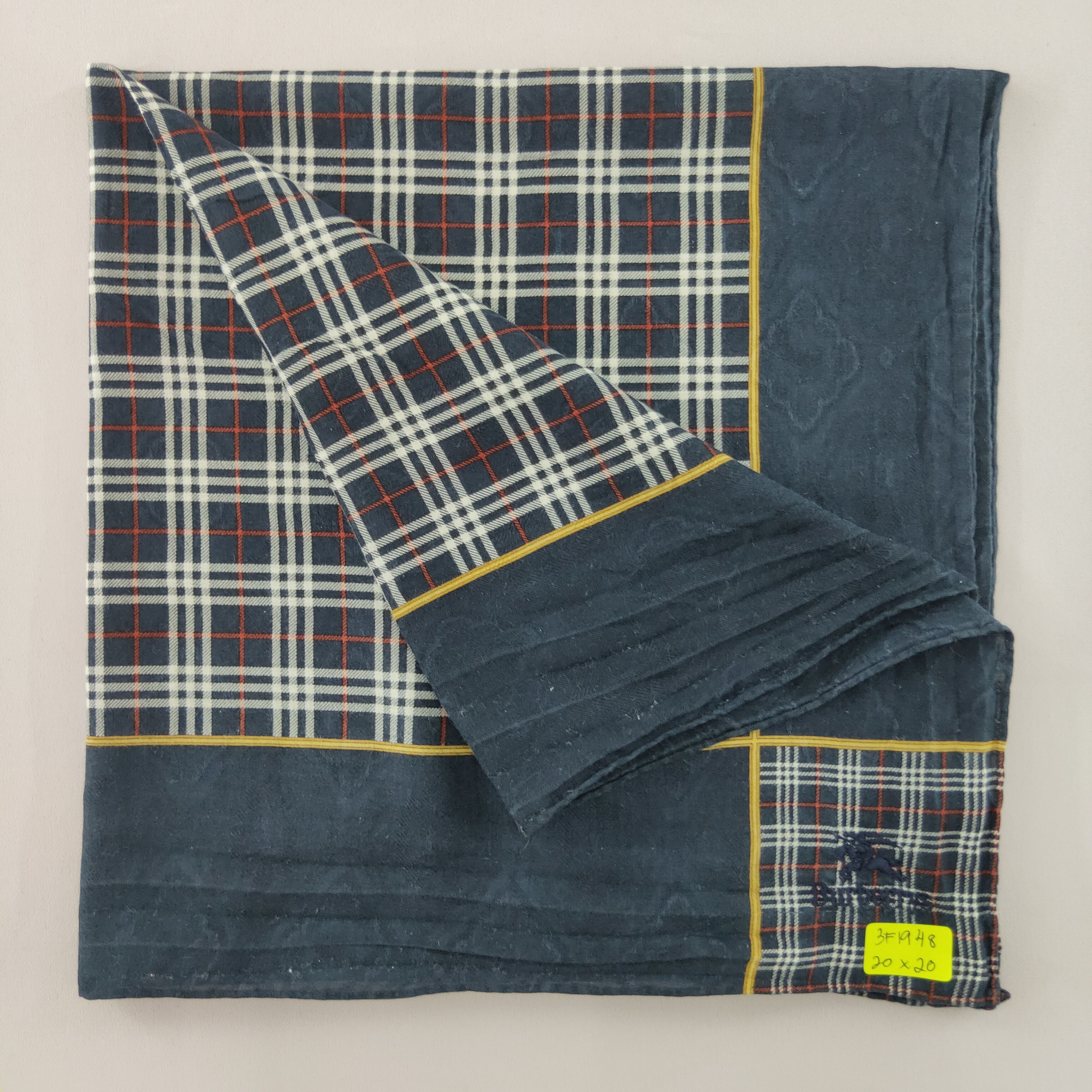 Burberry × Vintage Burberry Handkerchief neckerchief bandana - 3F1948 Size ONE SIZE - 2 Thumbnail
